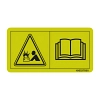 John Deere No Text Radiator Label - HXE137560