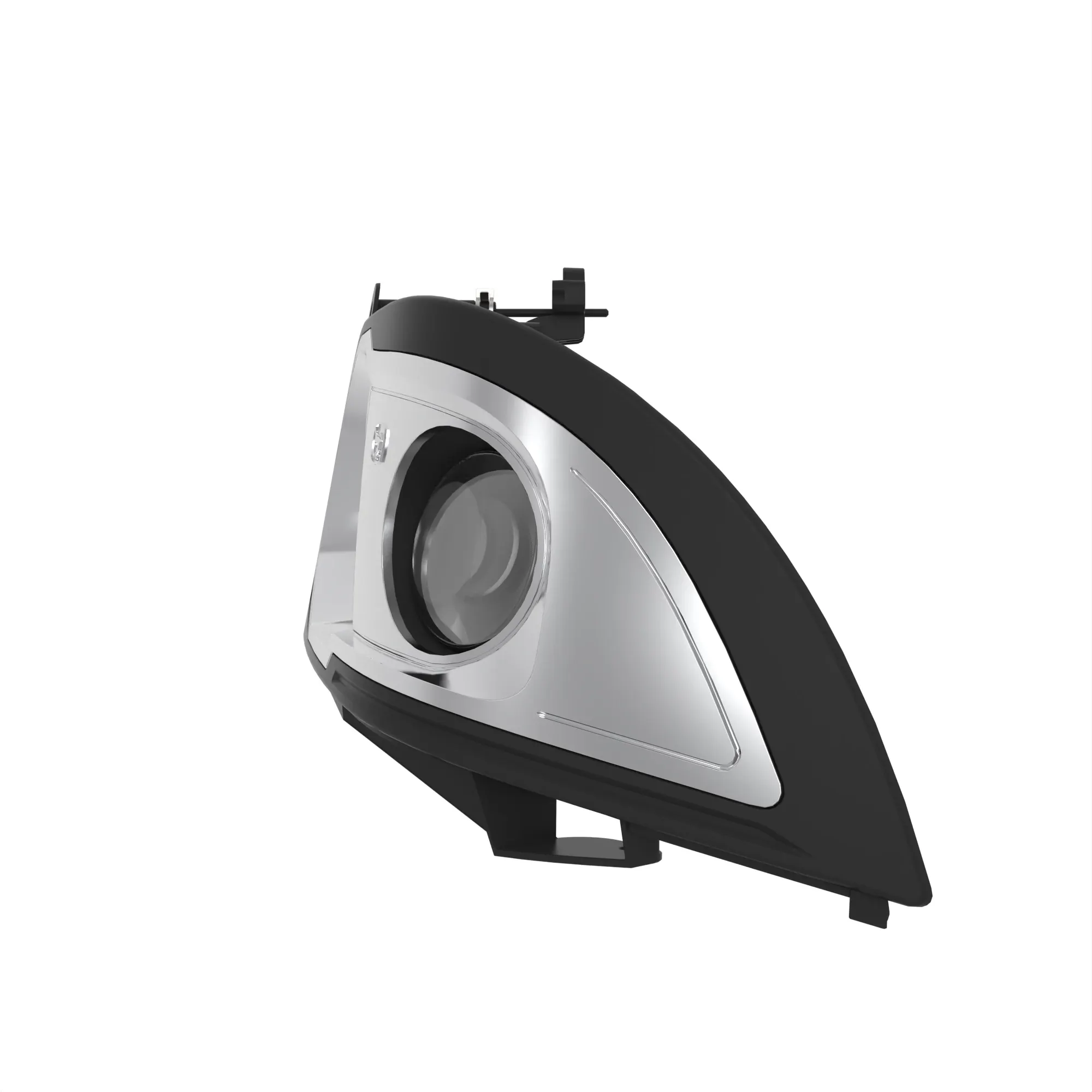 HEADLIGHT, RH H4 W CL