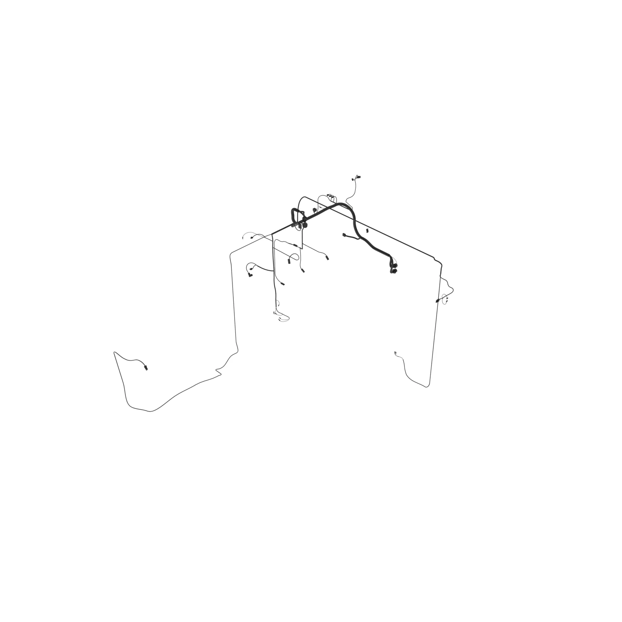 John Deere Turntable Wiring Harness - F392486