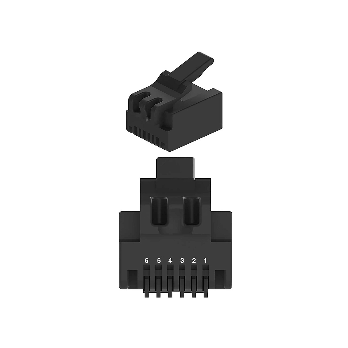 Conn Tyco 6W M Neutrl Plstc