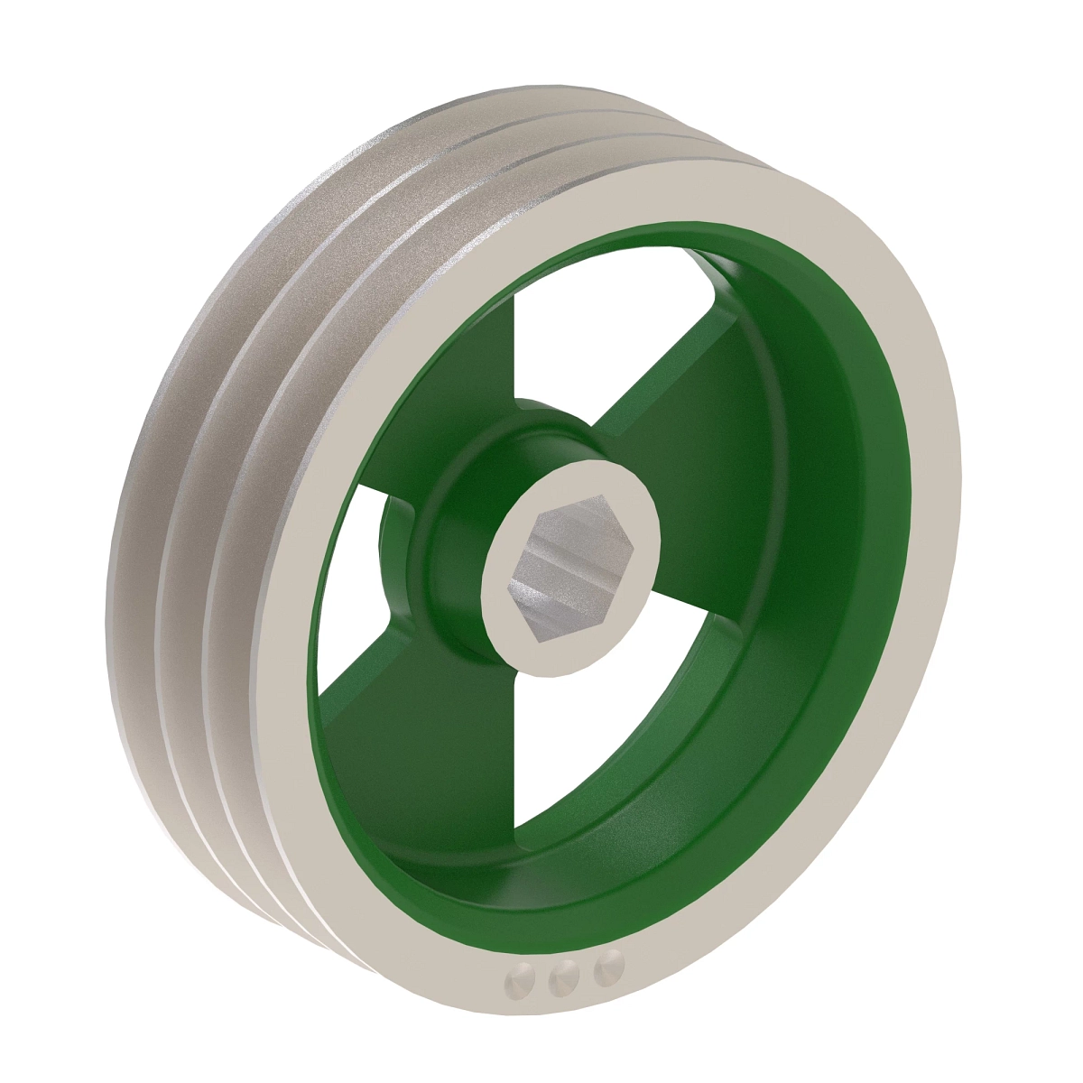 Pulley, 3HB, Offset, 35.31 Bore