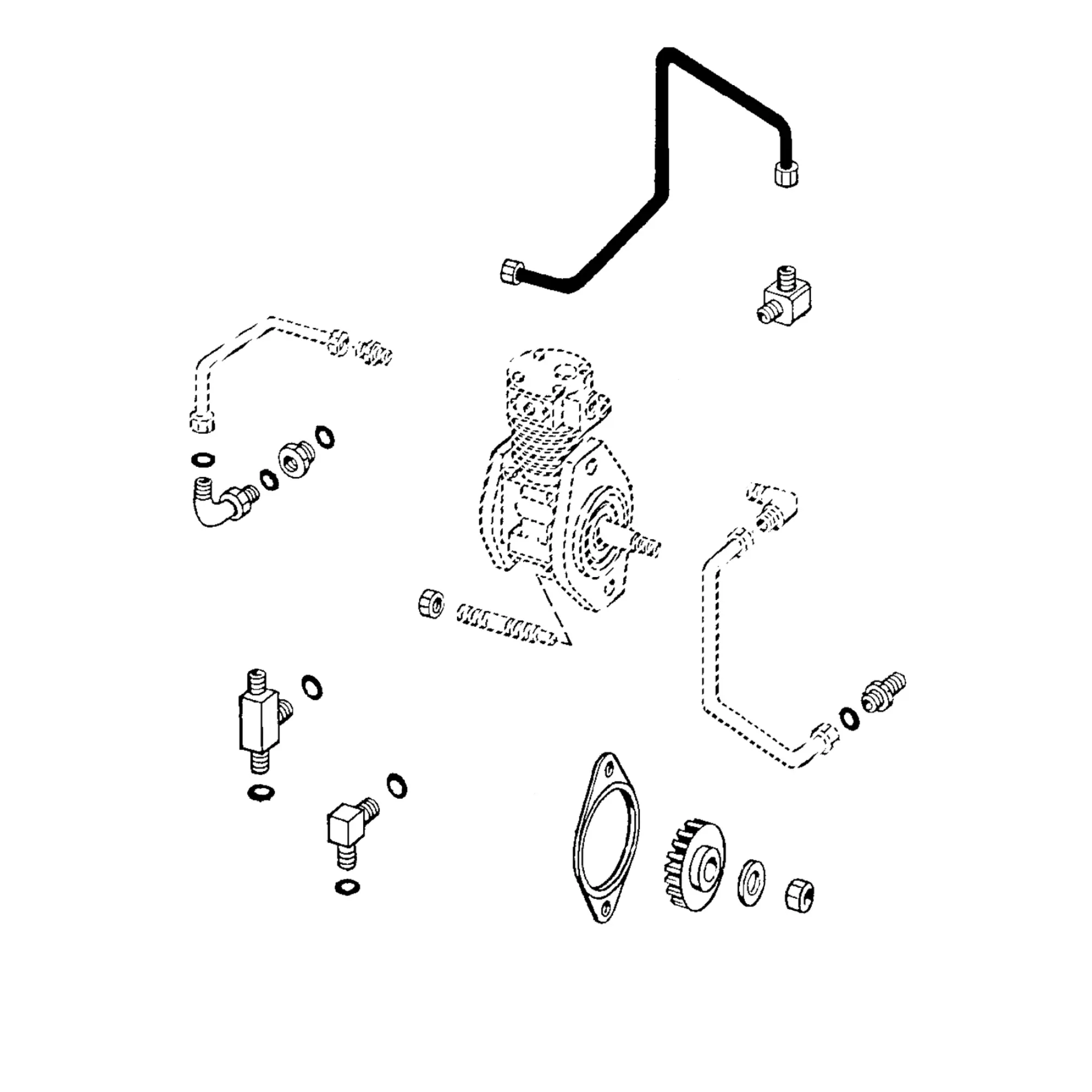 John Deere Engine Air Compressor Kit - RE503942