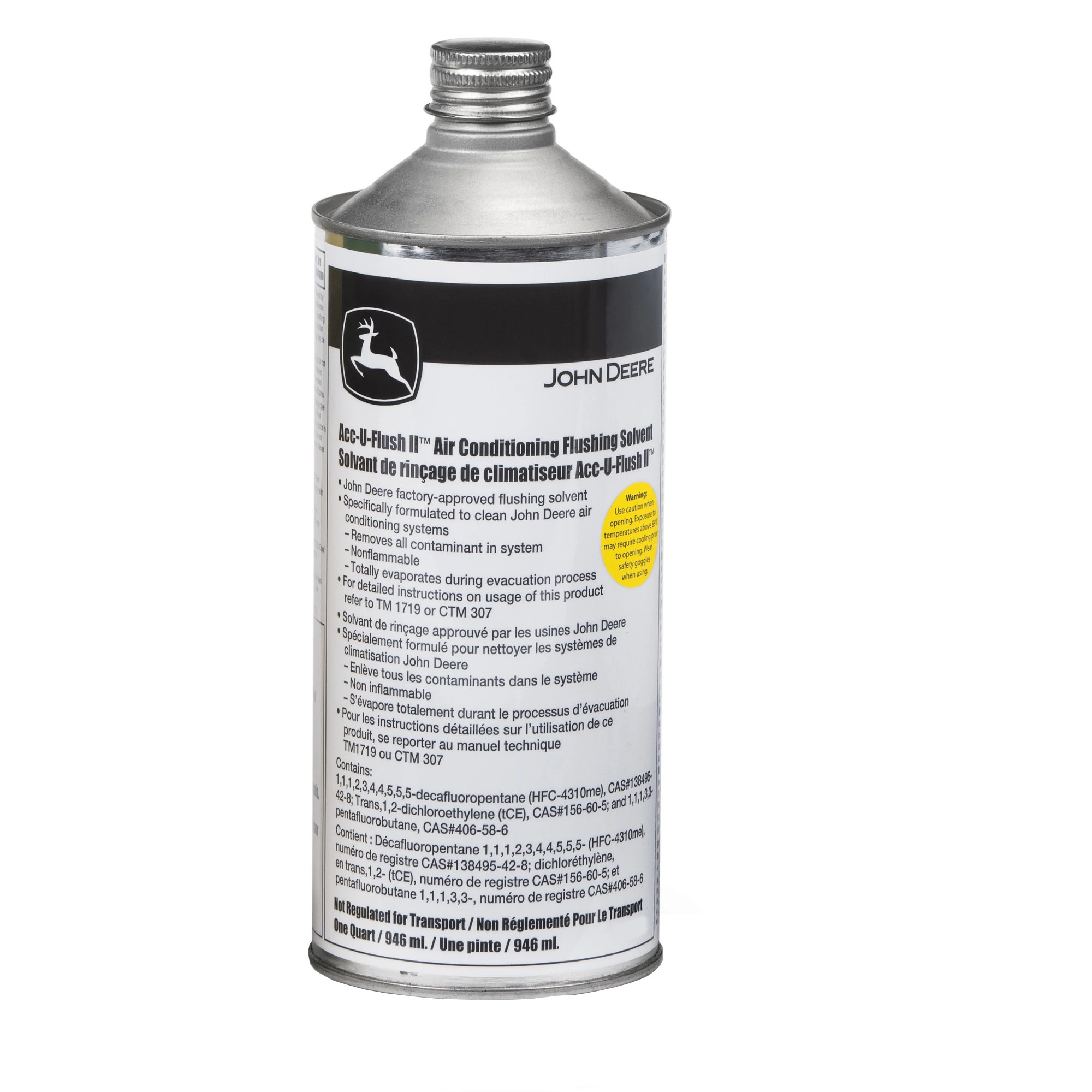 John Deere Air Conditioning Flushing Solvent, ACC-U-Flush™ II, 946.4 ml (1 Quart) - TY25600