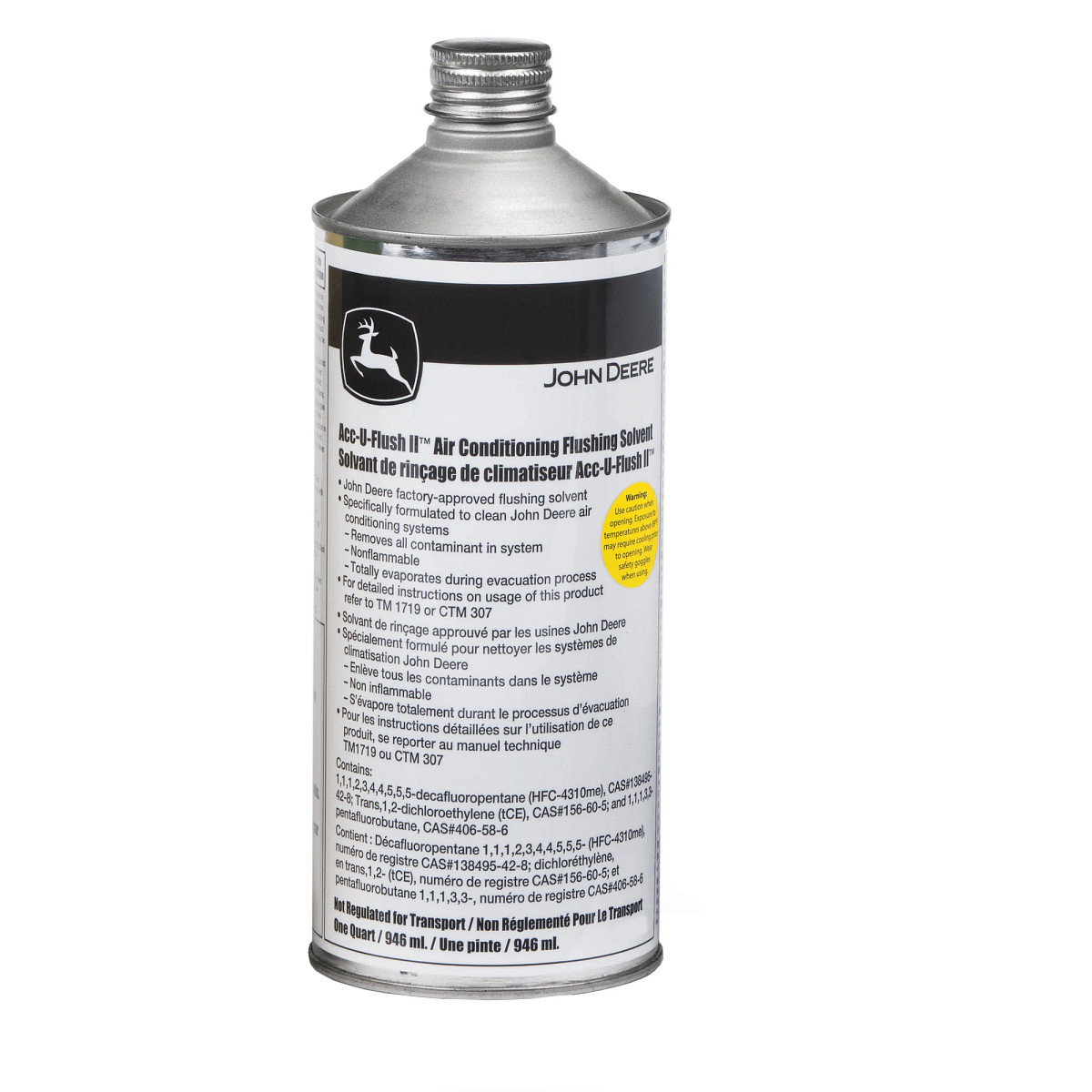 John Deere Air Conditioning Flushing Solvent, ACC-U-Flush™ II, 946.4 ml (1 Quart) - TY25600