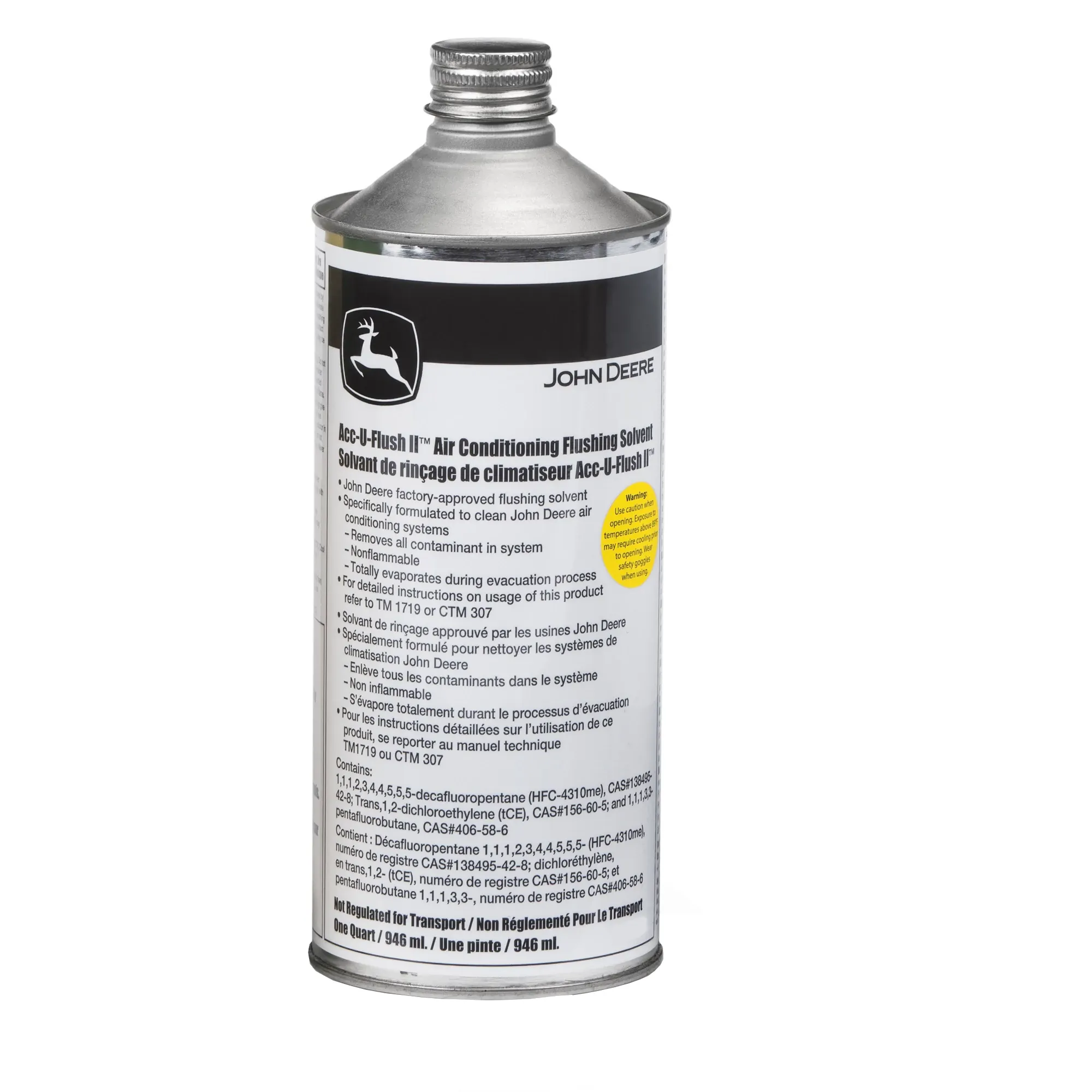 John Deere Air Conditioning Flushing Solvent, ACC-U-Flush™ II, 946.4 ml (1 Quart) - TY25600