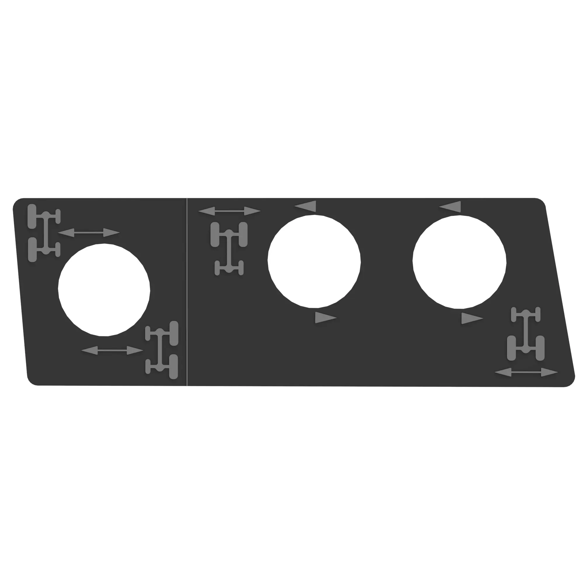 John Deere Label, Tread Adjust - N313964