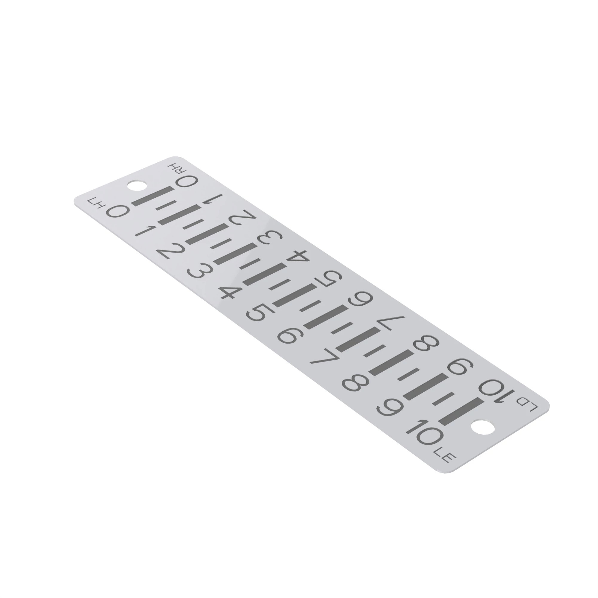 ELEV CHAIN  ADJUST.INDICATOR PLATE