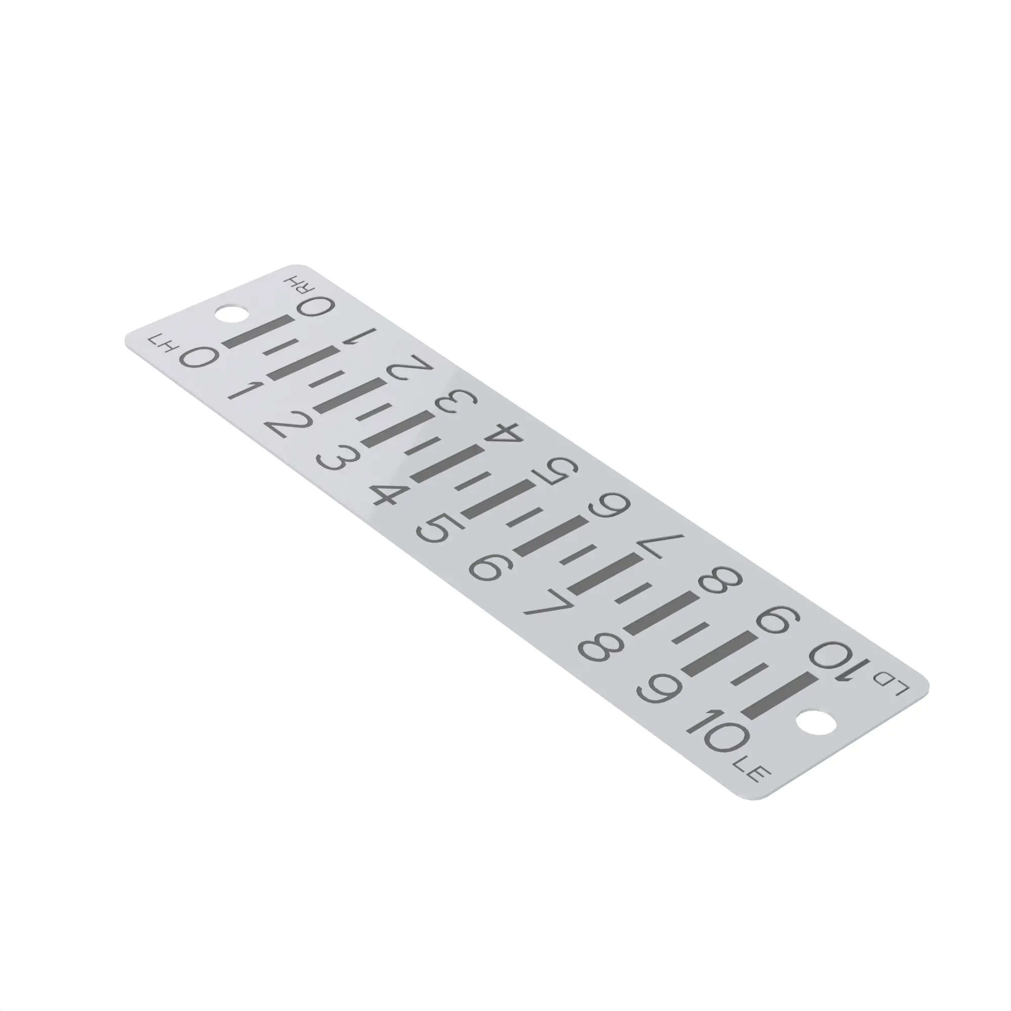 ELEV CHAIN  ADJUST.INDICATOR PLATE