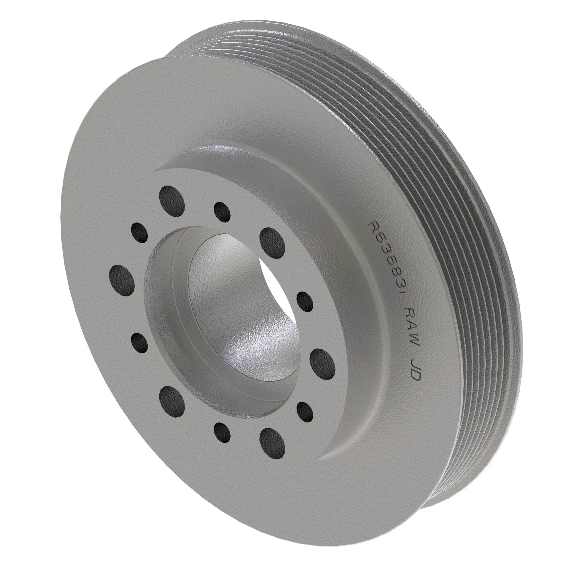 John Deere Dual Damper Pulley - DZ113251