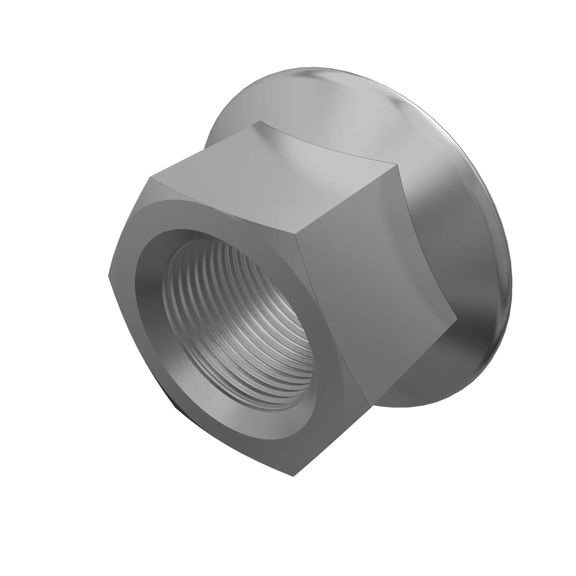 NUT, METRIC, HEX FL, SELF LOCKING