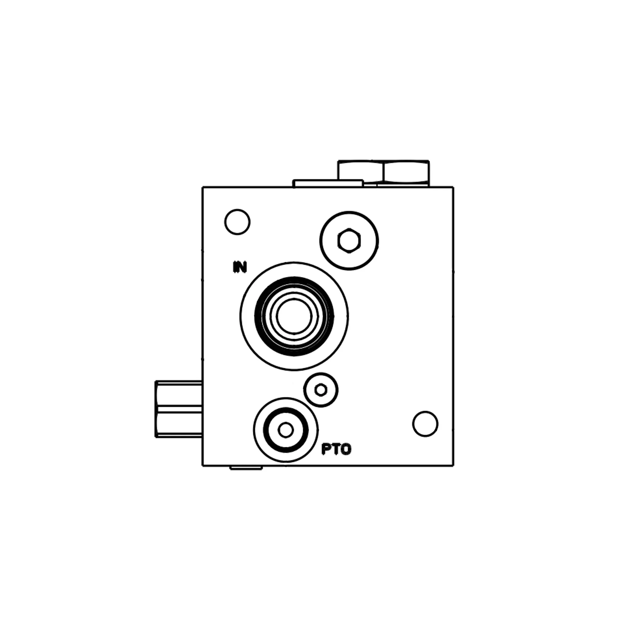 John Deere PTO Hydraulic Pilot Control Valve - RE309250