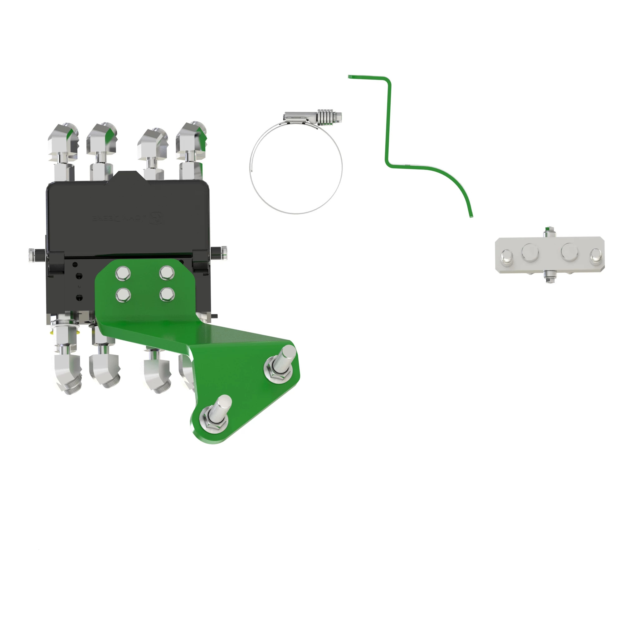 BXX10442: 3-Function Hydraulic Quick-Connect Coupler Attachment
