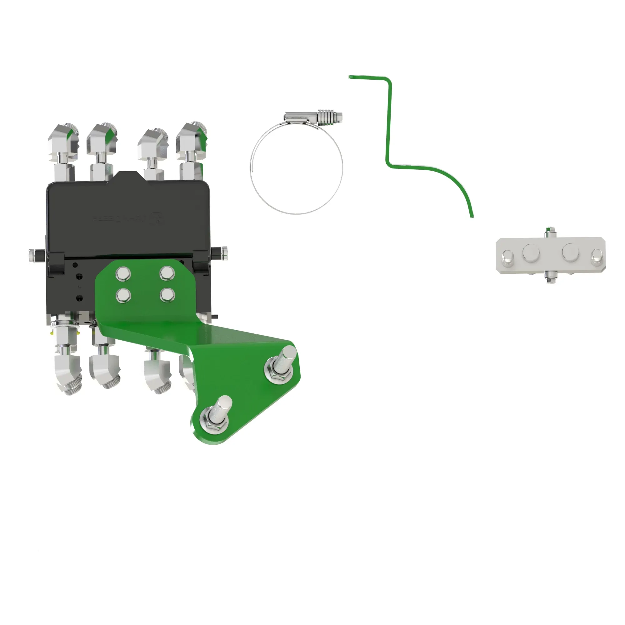 BXX10442: 3-Function Hydraulic Quick-Connect Coupler Attachment