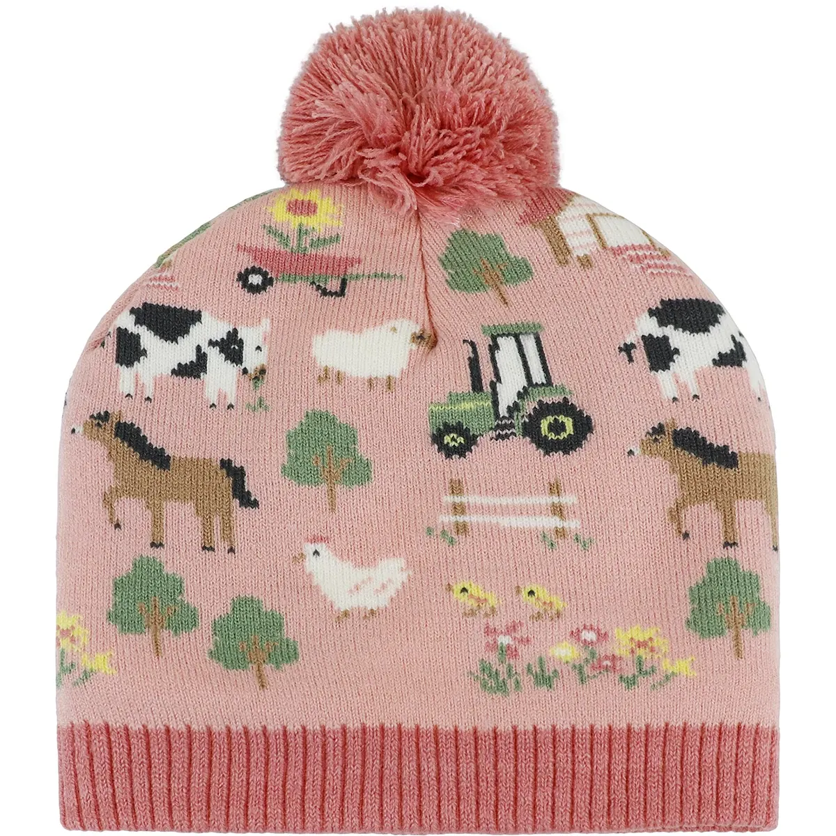 Toddler Farming Friends Pom Beanie
