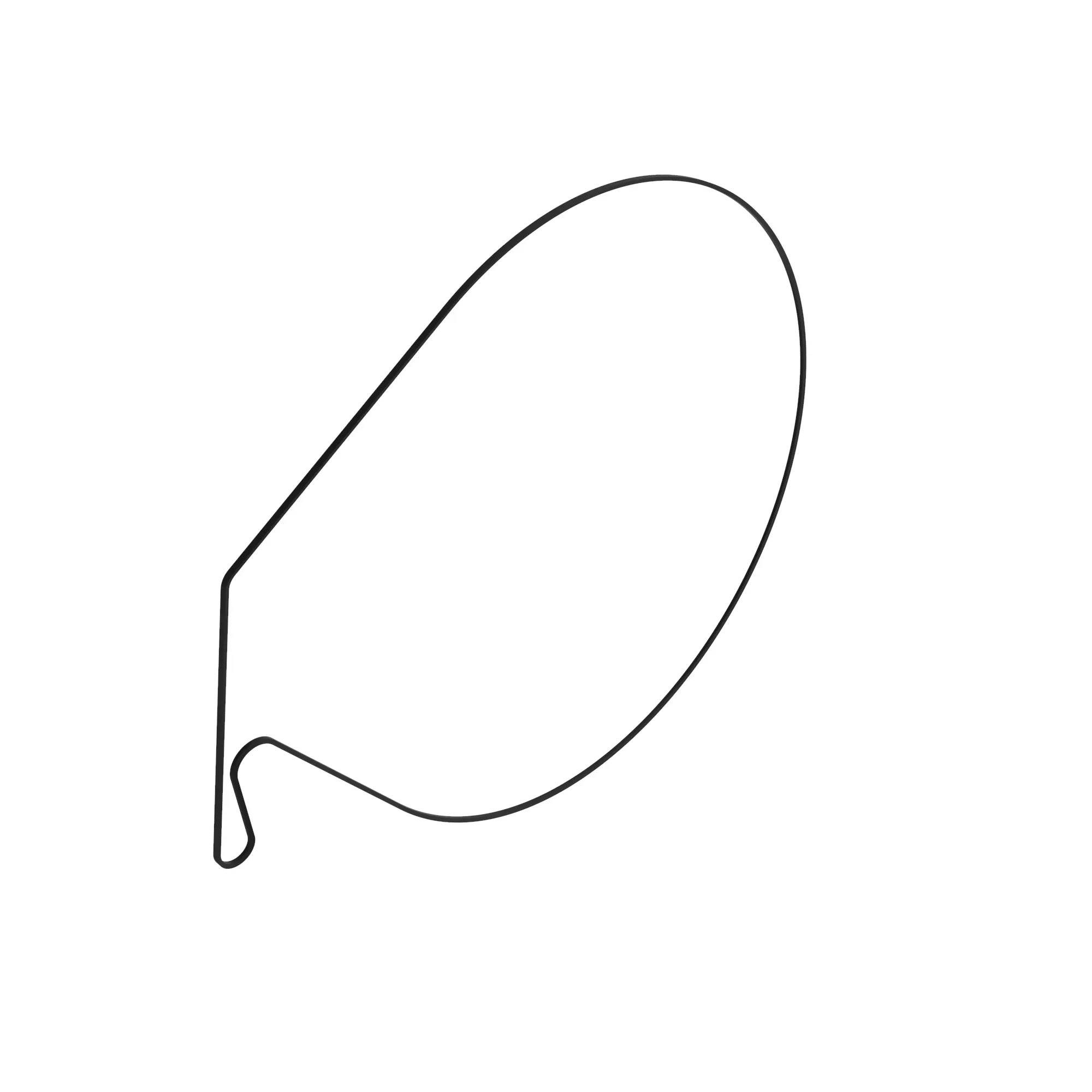 John Deere Rotary Screen Drive V-Belt, Effective Length 4920 mm (193.7 inch) - H221273