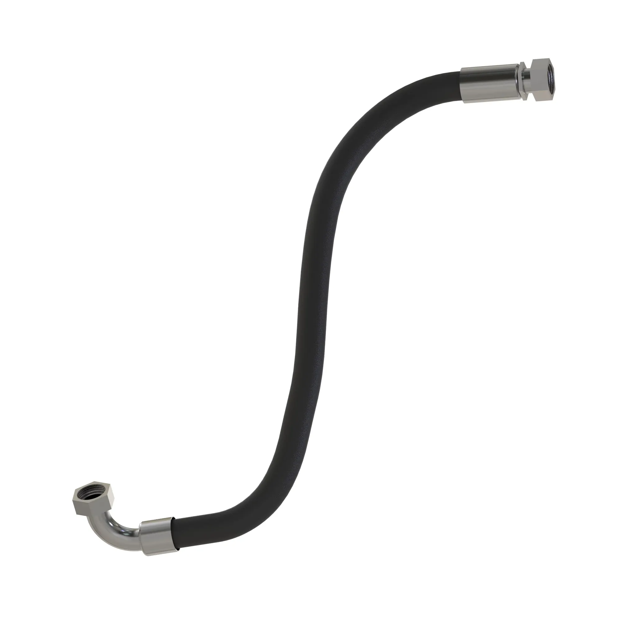 John Deere Hydraulic Hose (Reservoir to Front Hydrostatic Pump) - AT526397