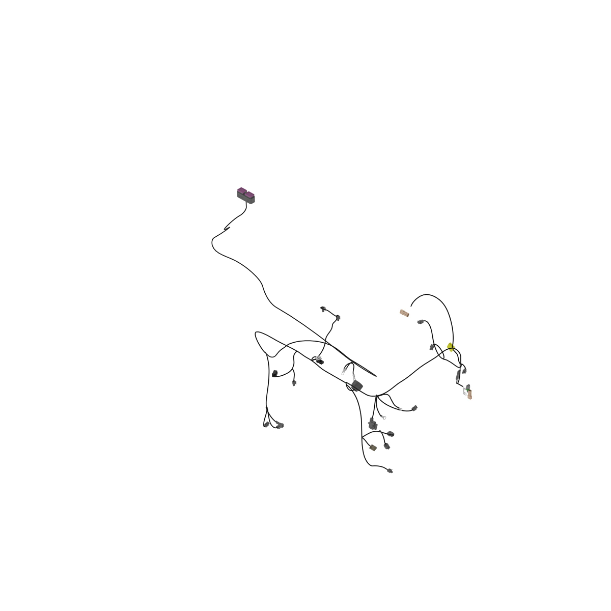 John Deere Engine Wiring Harness - AT368427
