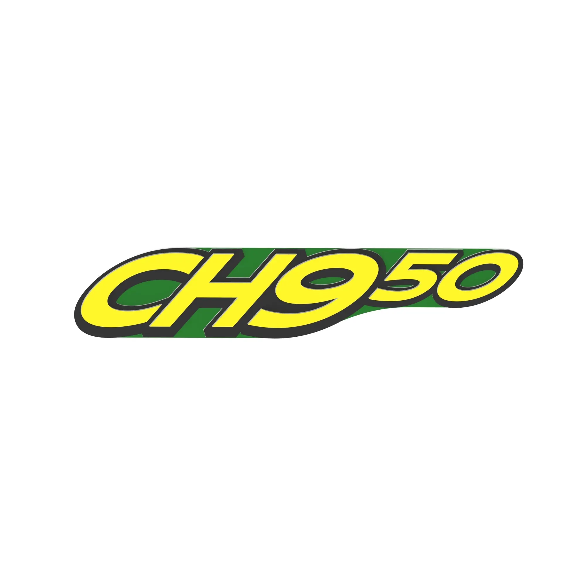 John Deere Ch950 Model Number Label, Left Side - CXT37613