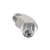 45 DEG STRAIGHT THREAD,O-RING FSF