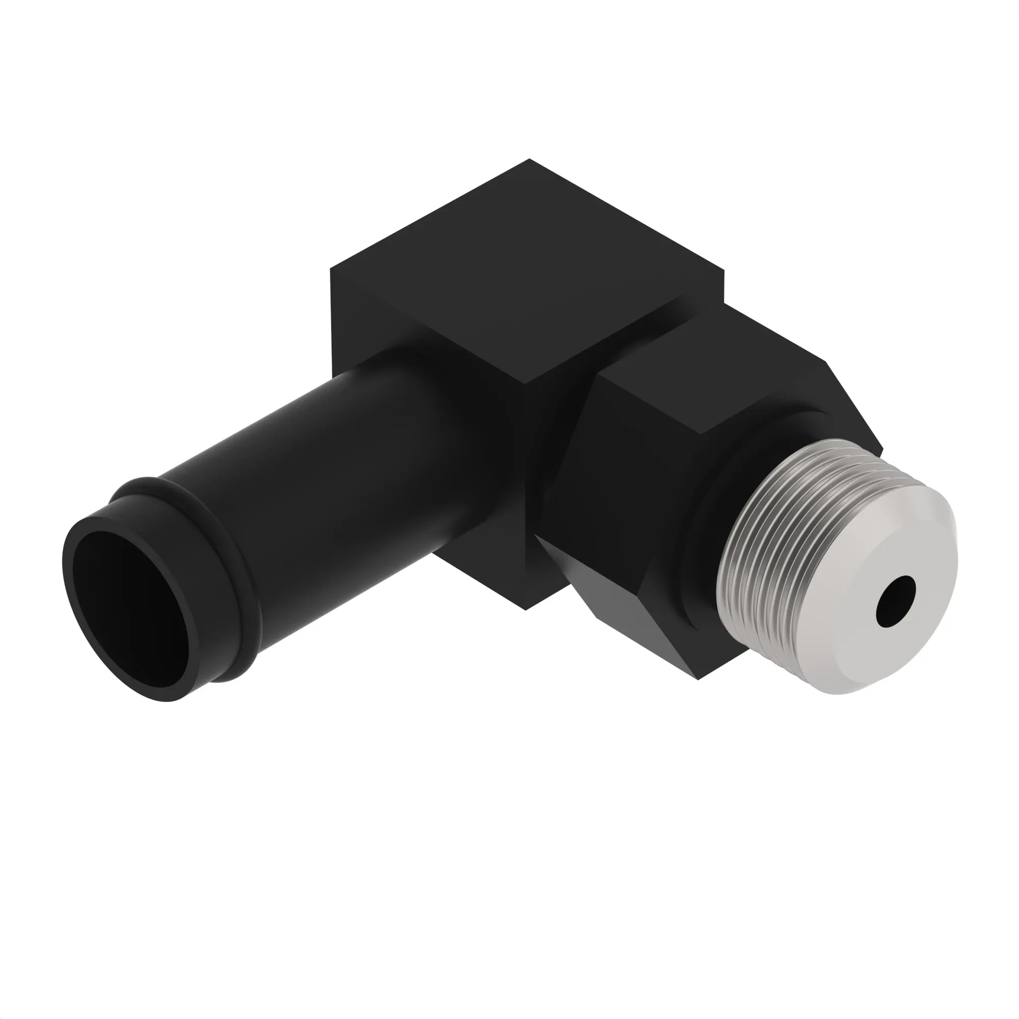 John Deere Male Adjustable 45 Degree Heater Elbow Fitting - HXE27363