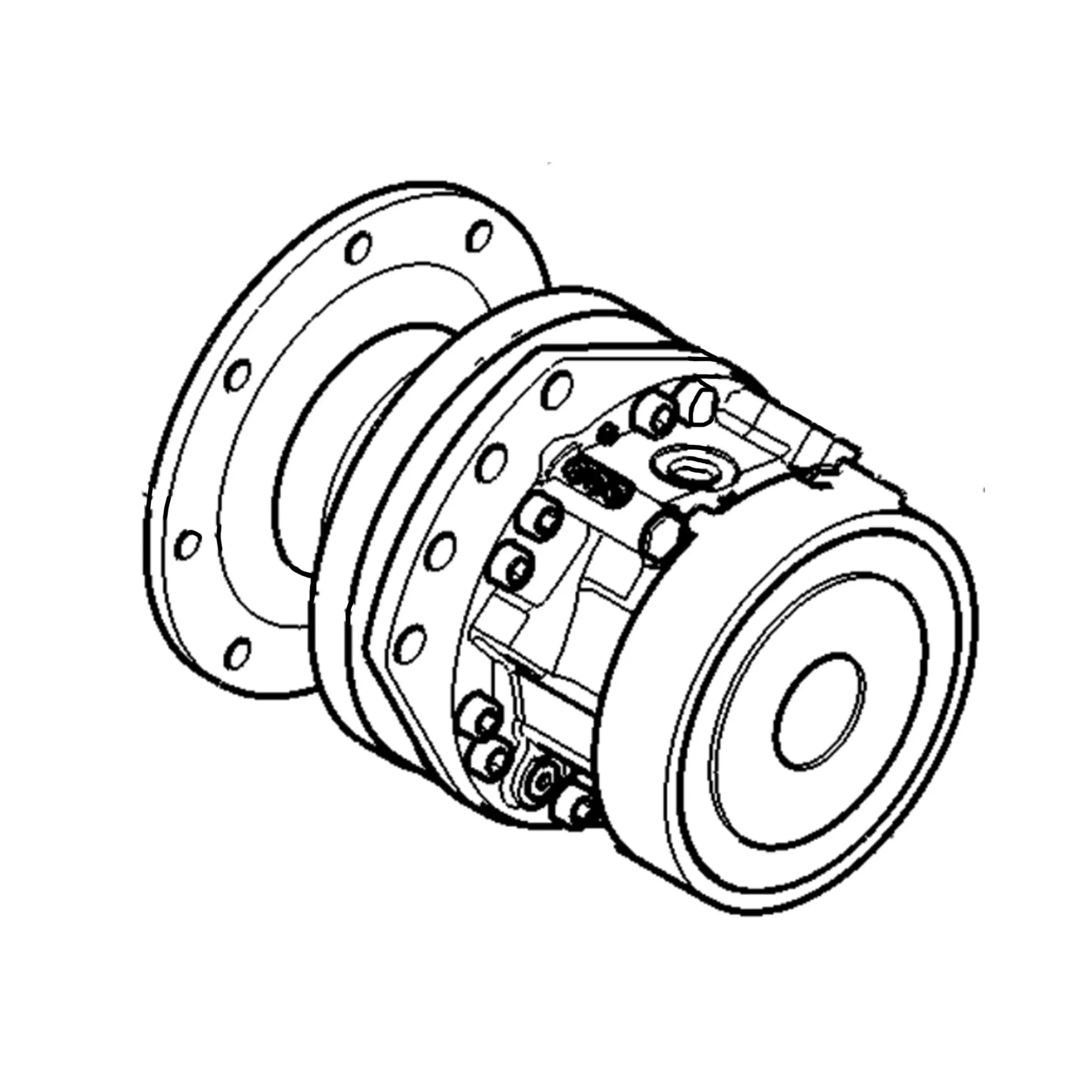 John Deere Ground Drive RH Hydraulic Motor - CB11506073