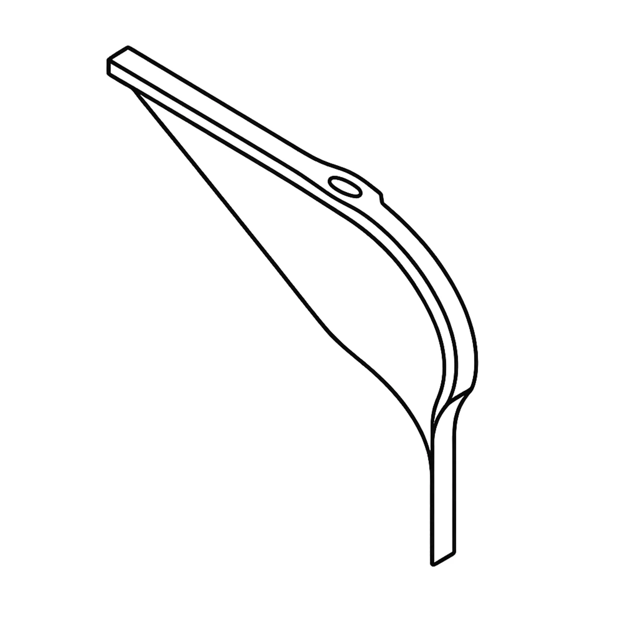 John Deere Left Side Deflector - H220299