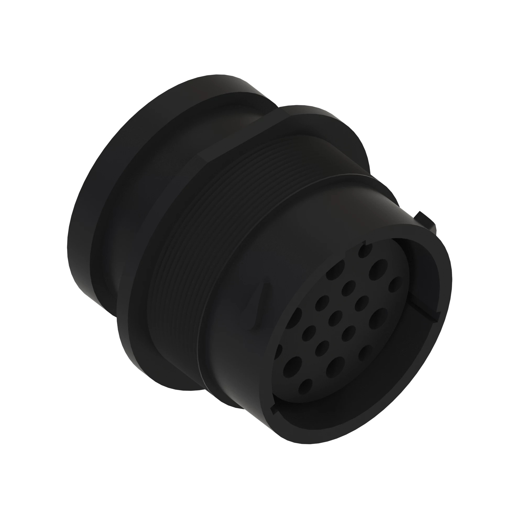 CONN DELPHI HES 19W FS BLK NYLON