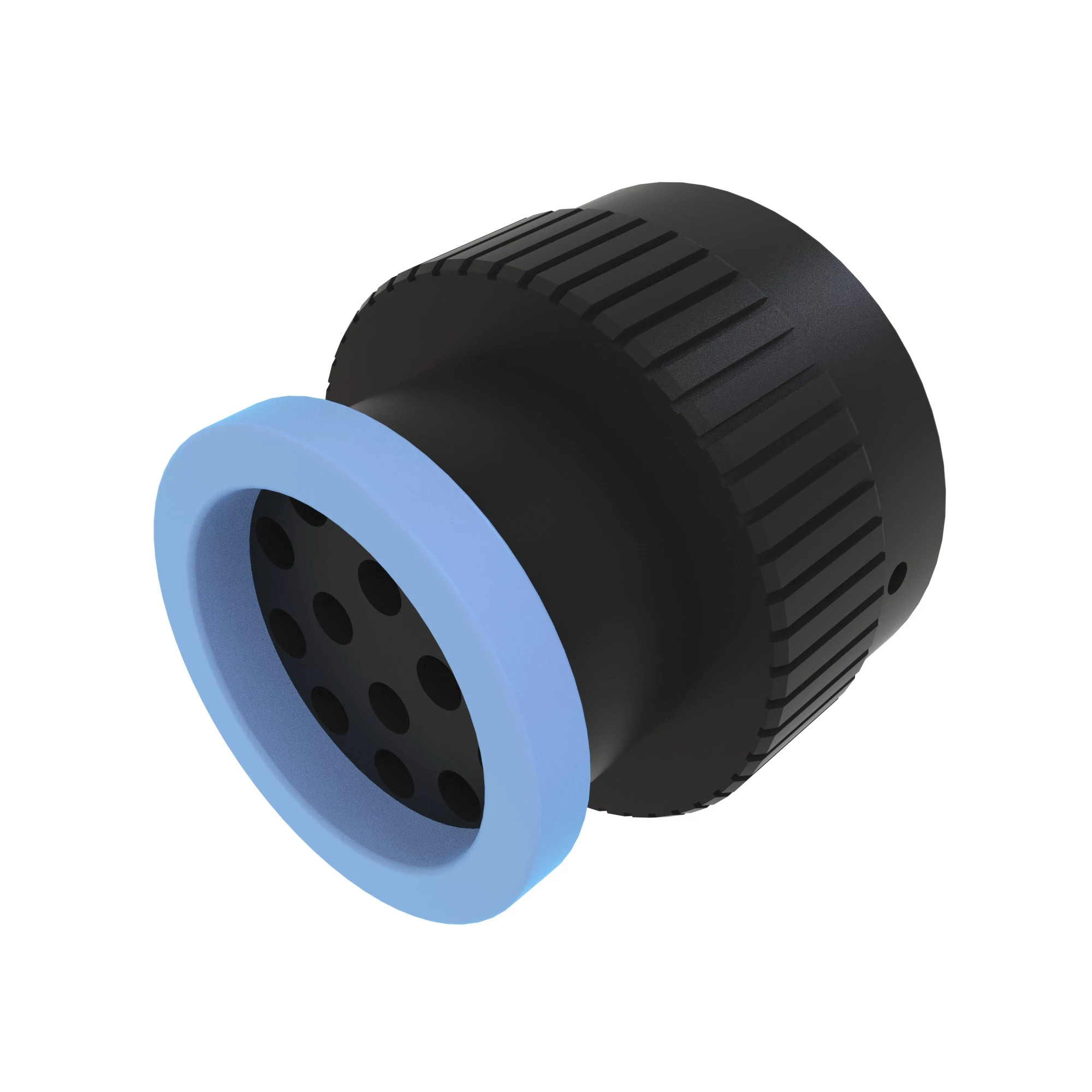 CONN DEUTSCH HDP20 14W FS BLK PLSTC