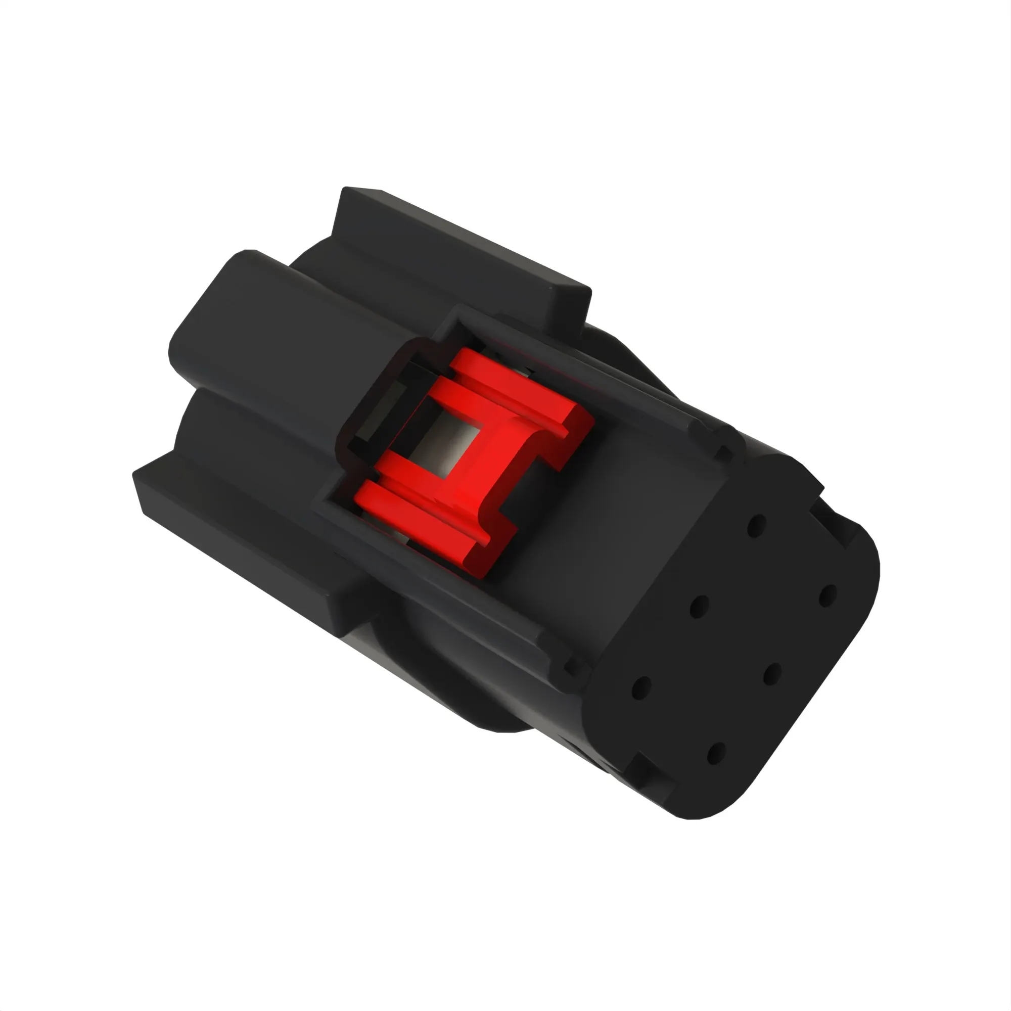 CONN MOLEX MX150 6W FS BLK PLSTC