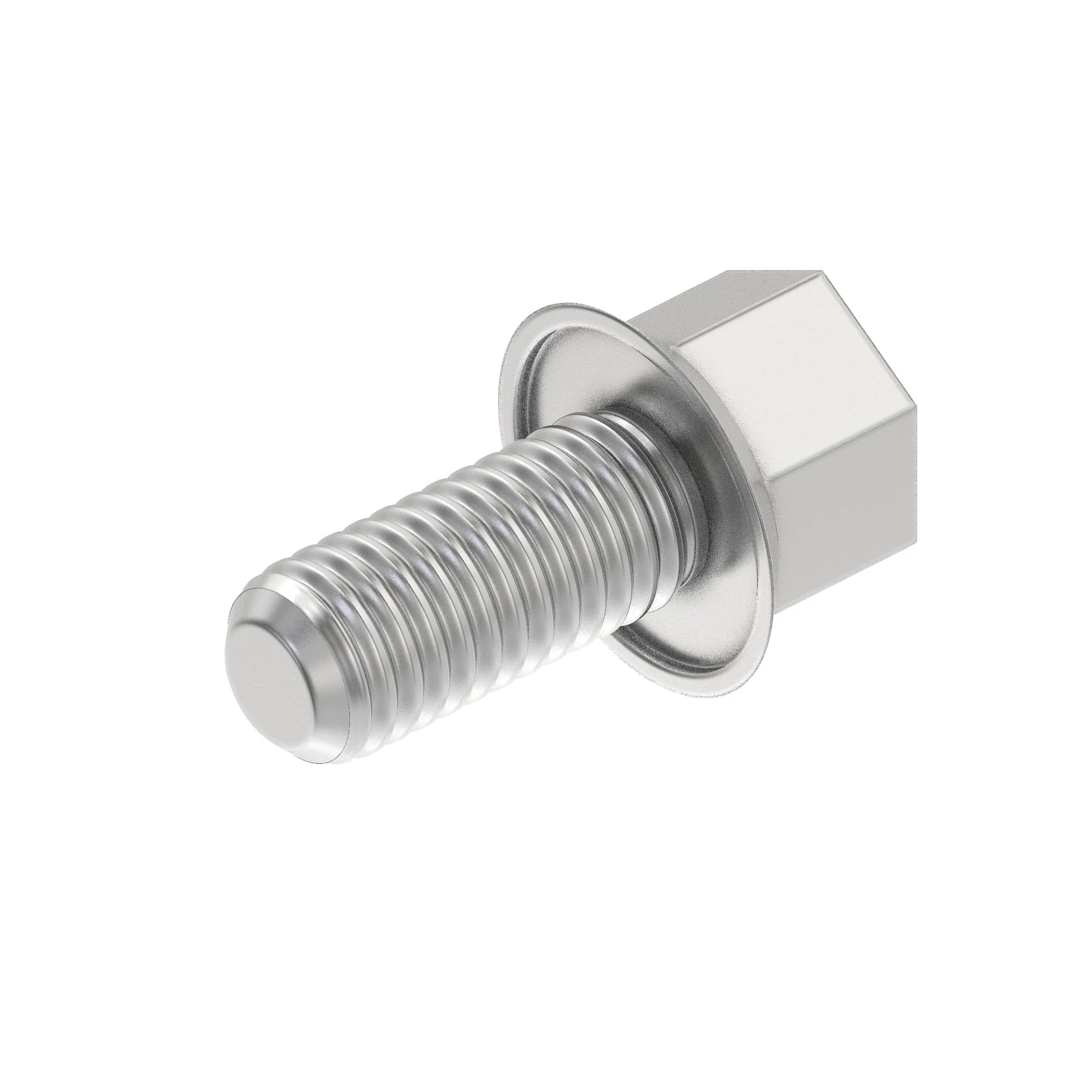 SCREW-FLANGE SERRATED-1/4-20 OUNC-2