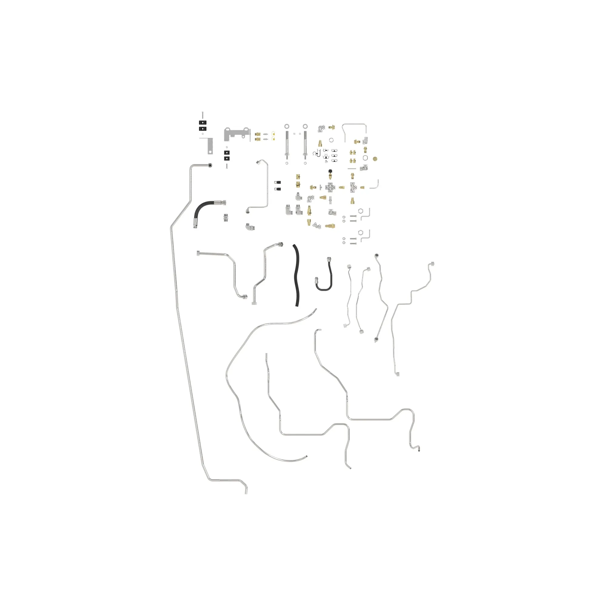 BL16622; Brake Line; Brake Line for Supply and Bleeding plus Bracket; MHM1894; 8751