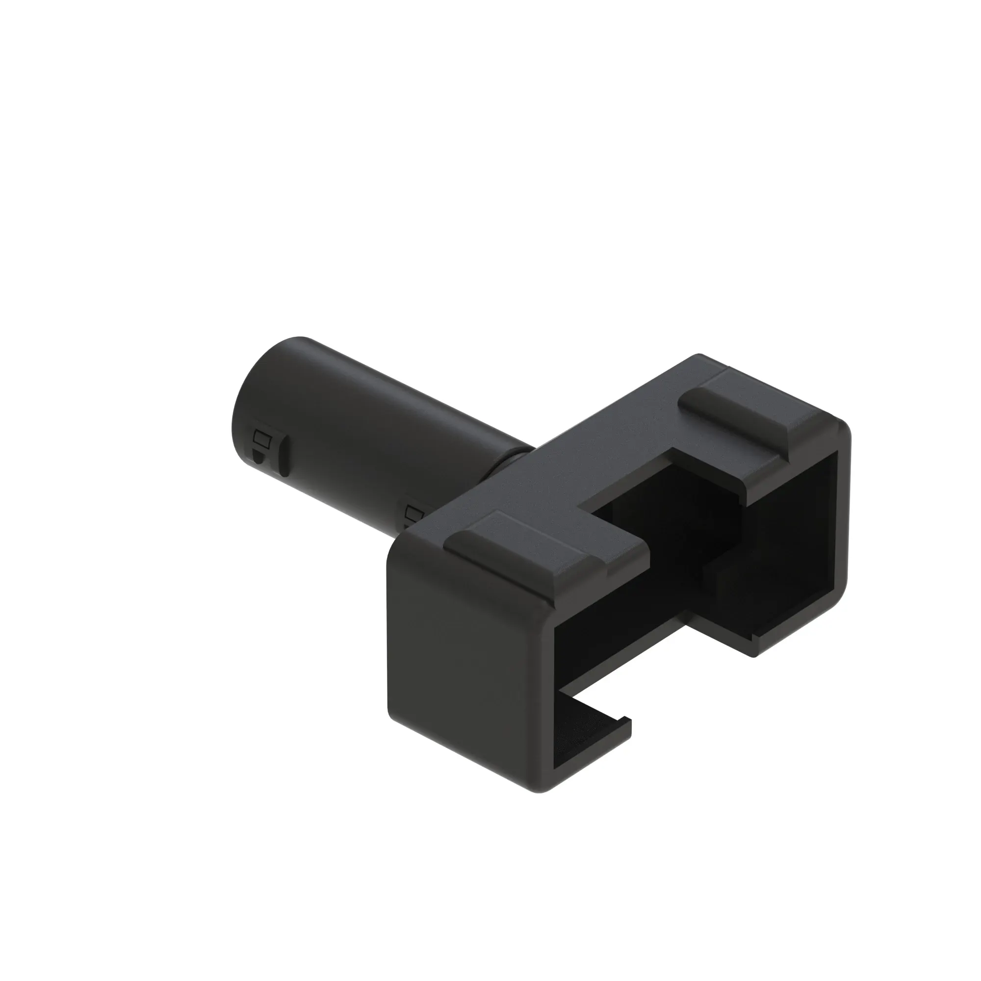 ACCY ABB APEX BACKSHELL BLK PLSTC