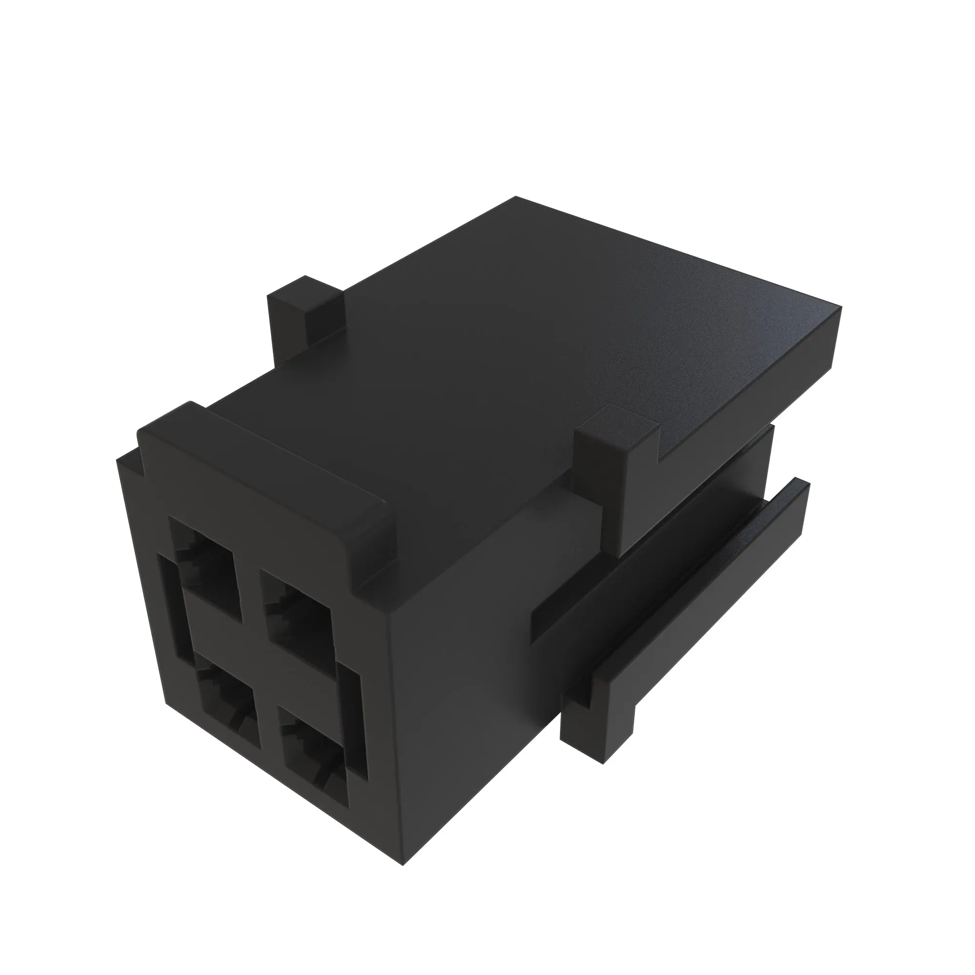 Conn Molex Mfittpa 4W M Blk Polystr