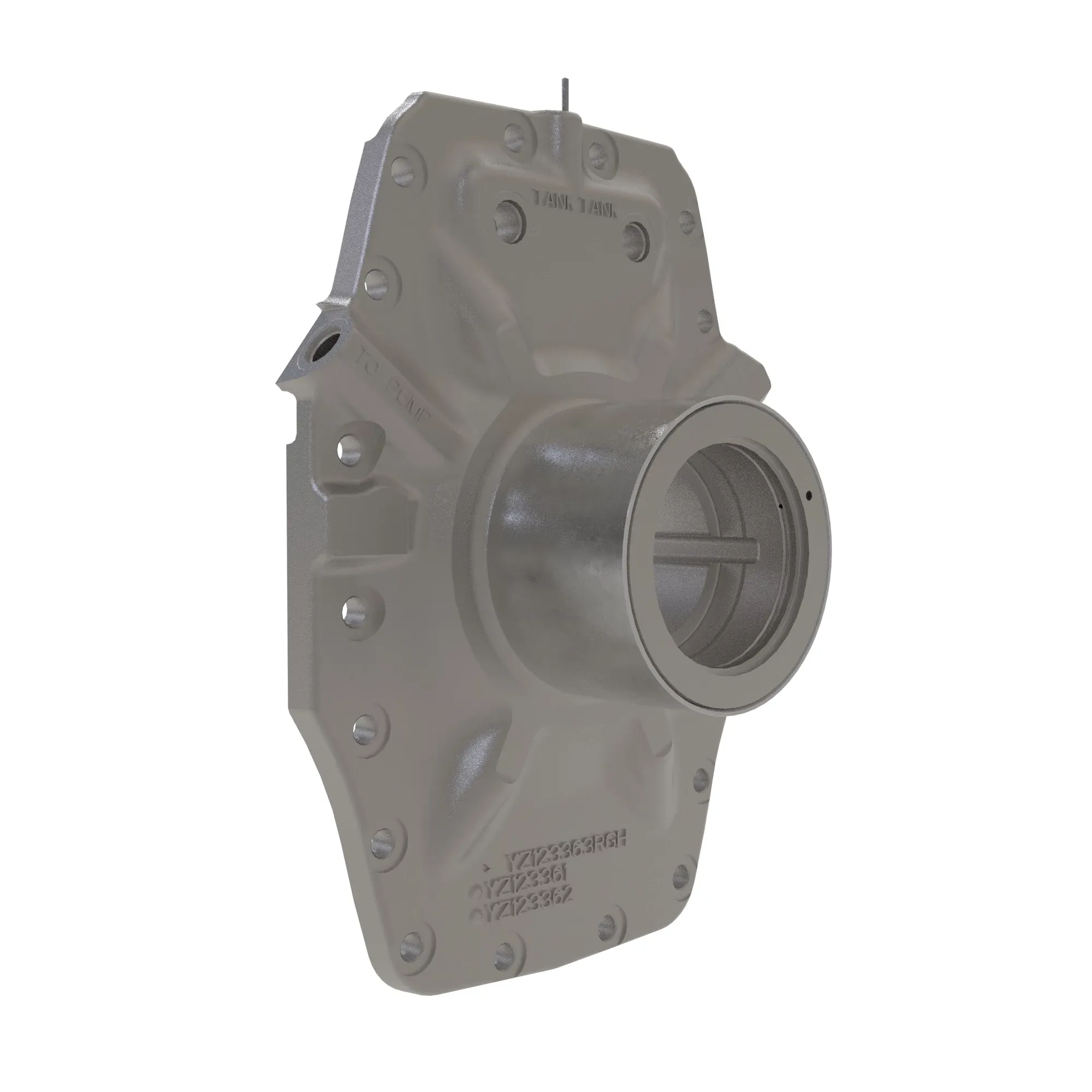 John Deere Rear Cover Housing with Plugs - DZ10296