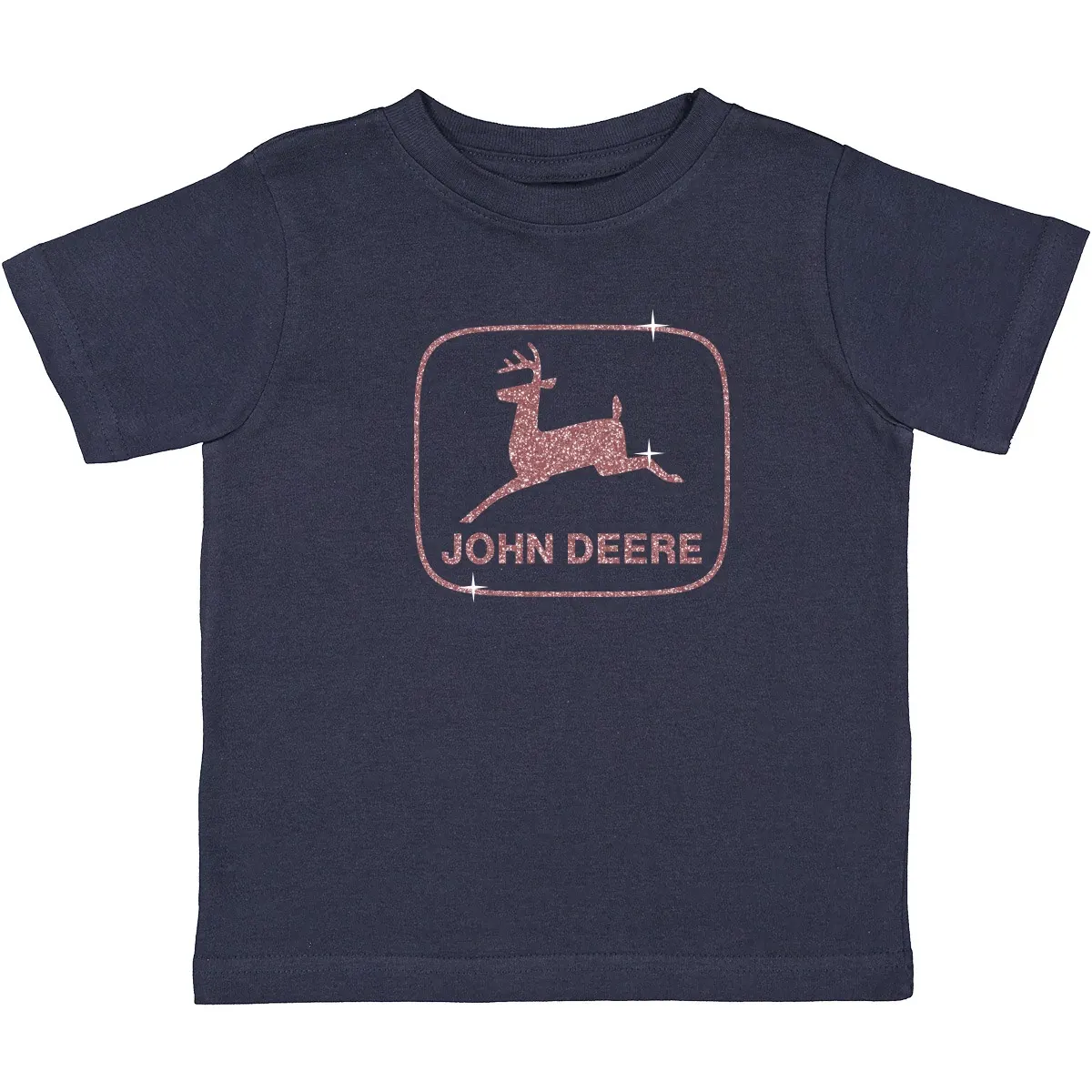 Toddler Rose Gold Glitter Logo T-Shirt