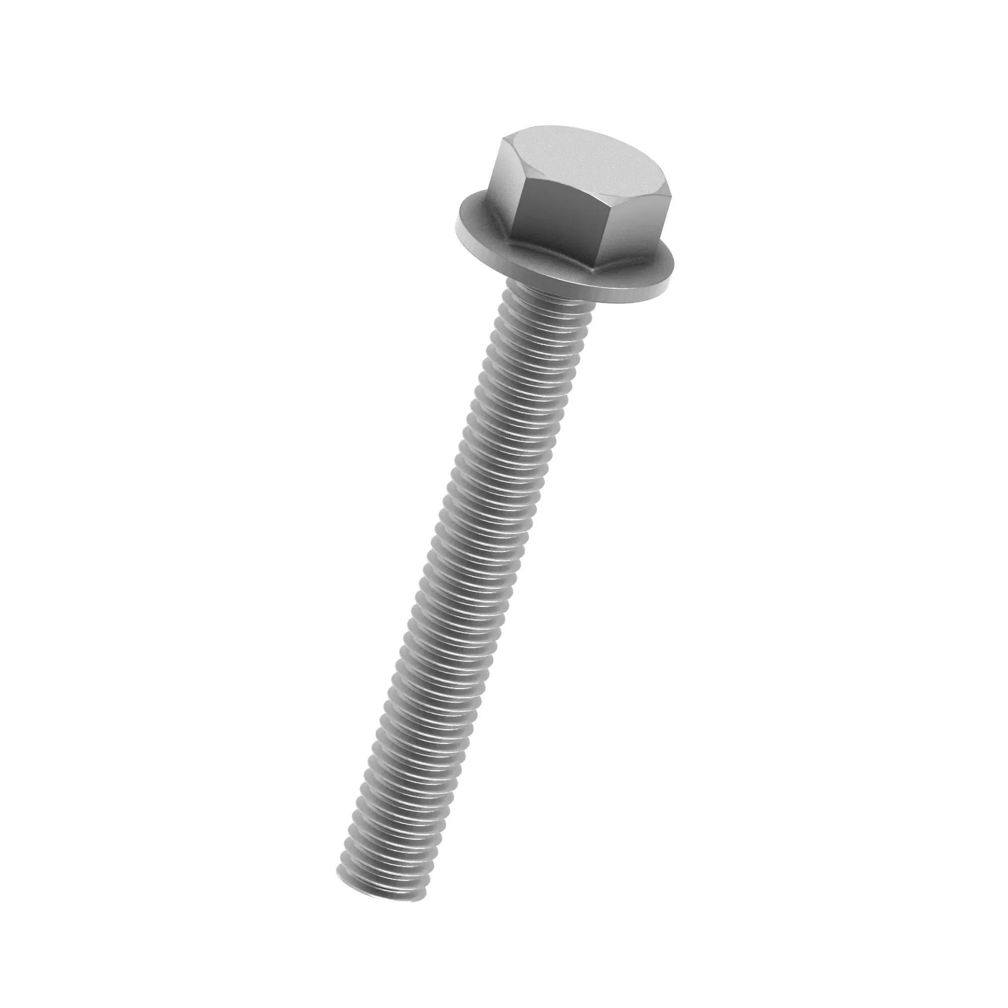 John Deere Hexagonal Head Flanged Screw, 1/4-20 X 2-1/2" - W52153