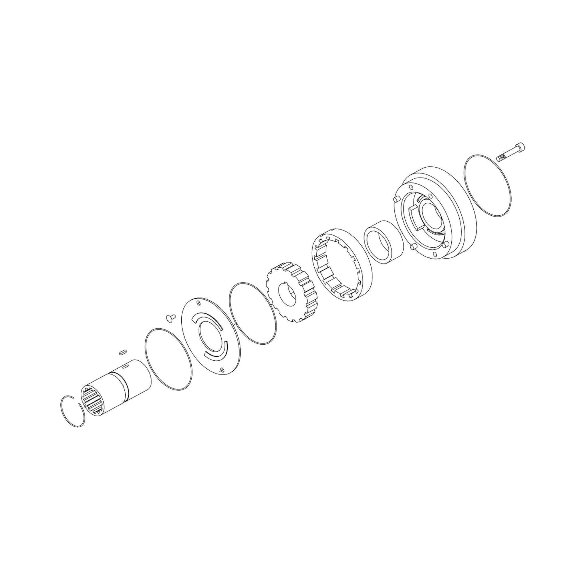 John Deere Hydraulic Pump Flange Kit - AH231625