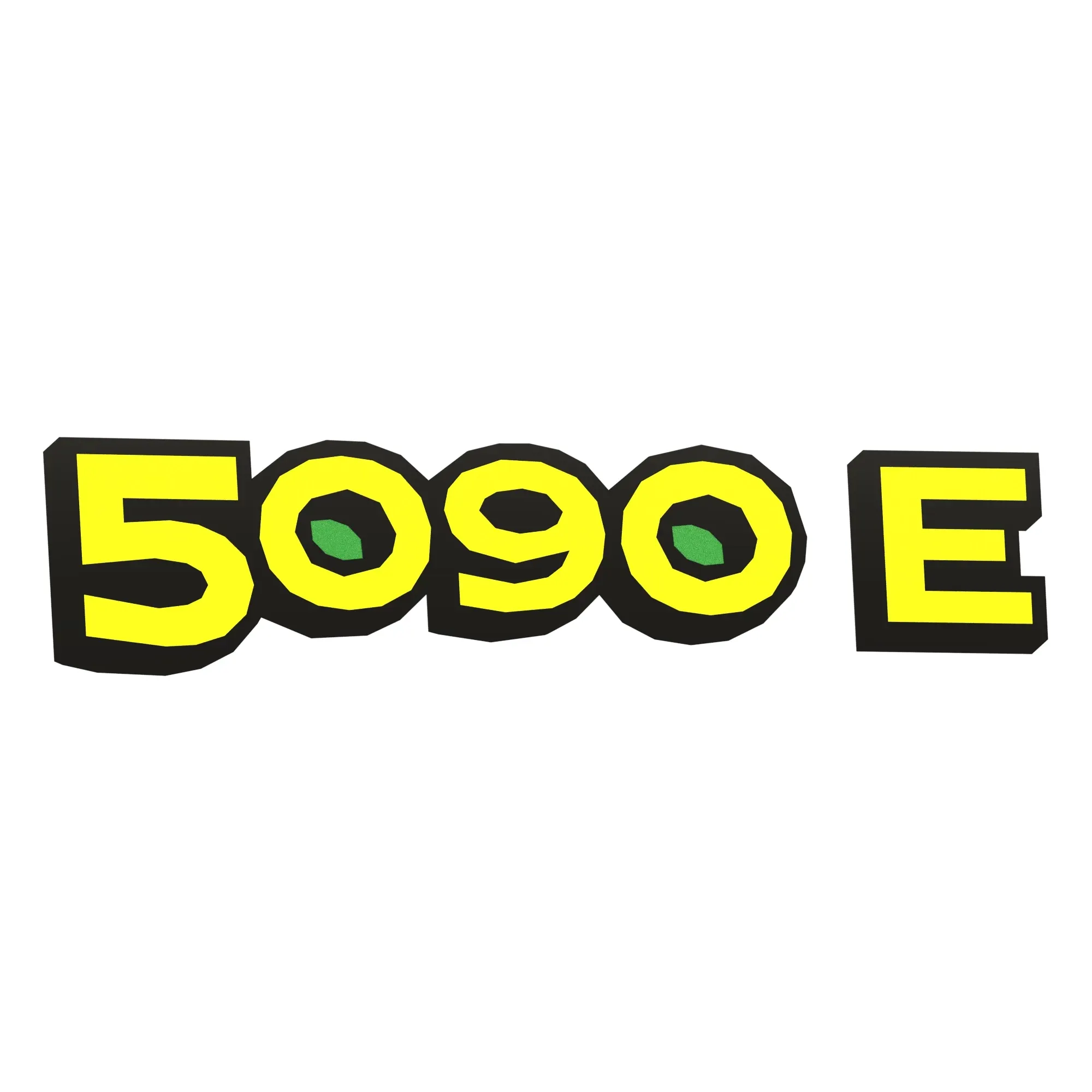 John Deere 5090E Model Designation Label, Right Side - SU26476