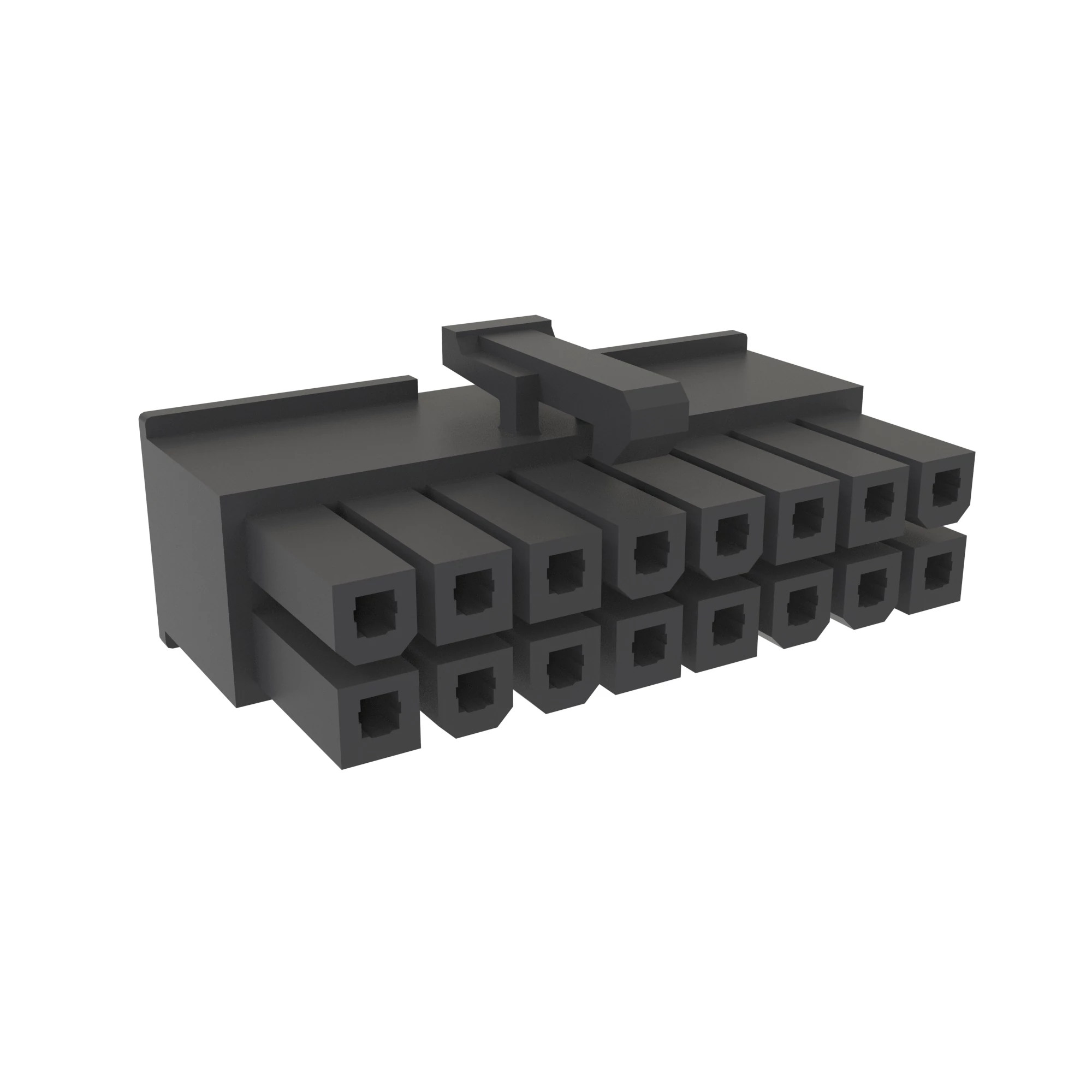 CONN MOLEX MINIFITJR 16W F NTRL NYL