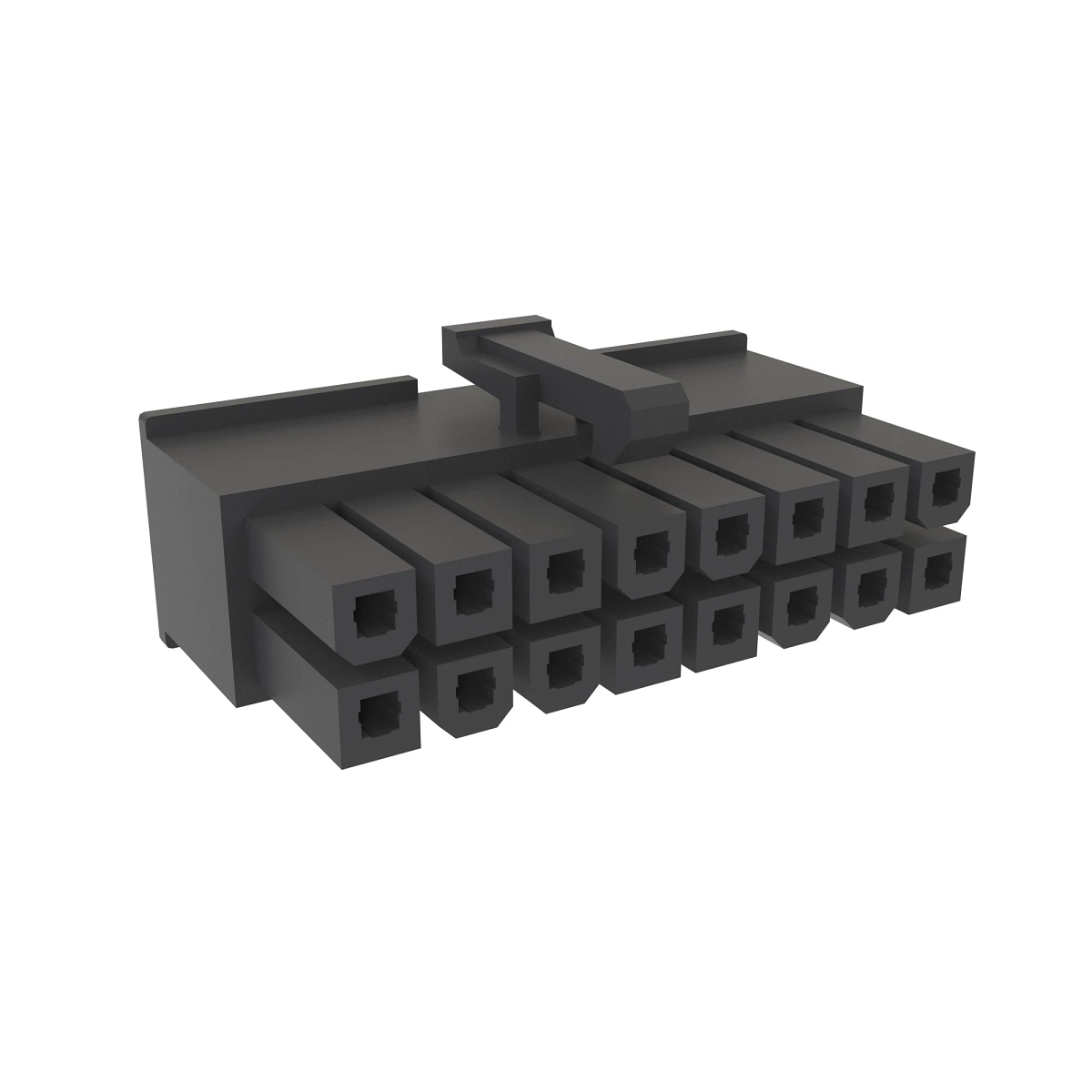 Conn Molex Minifitjr 16W F Ntrl Nyl