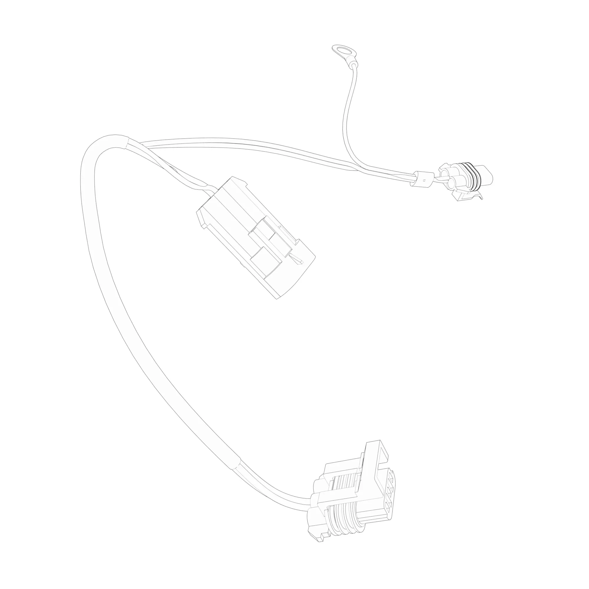 John Deere Adaptor Wiring Harness - DQ72369