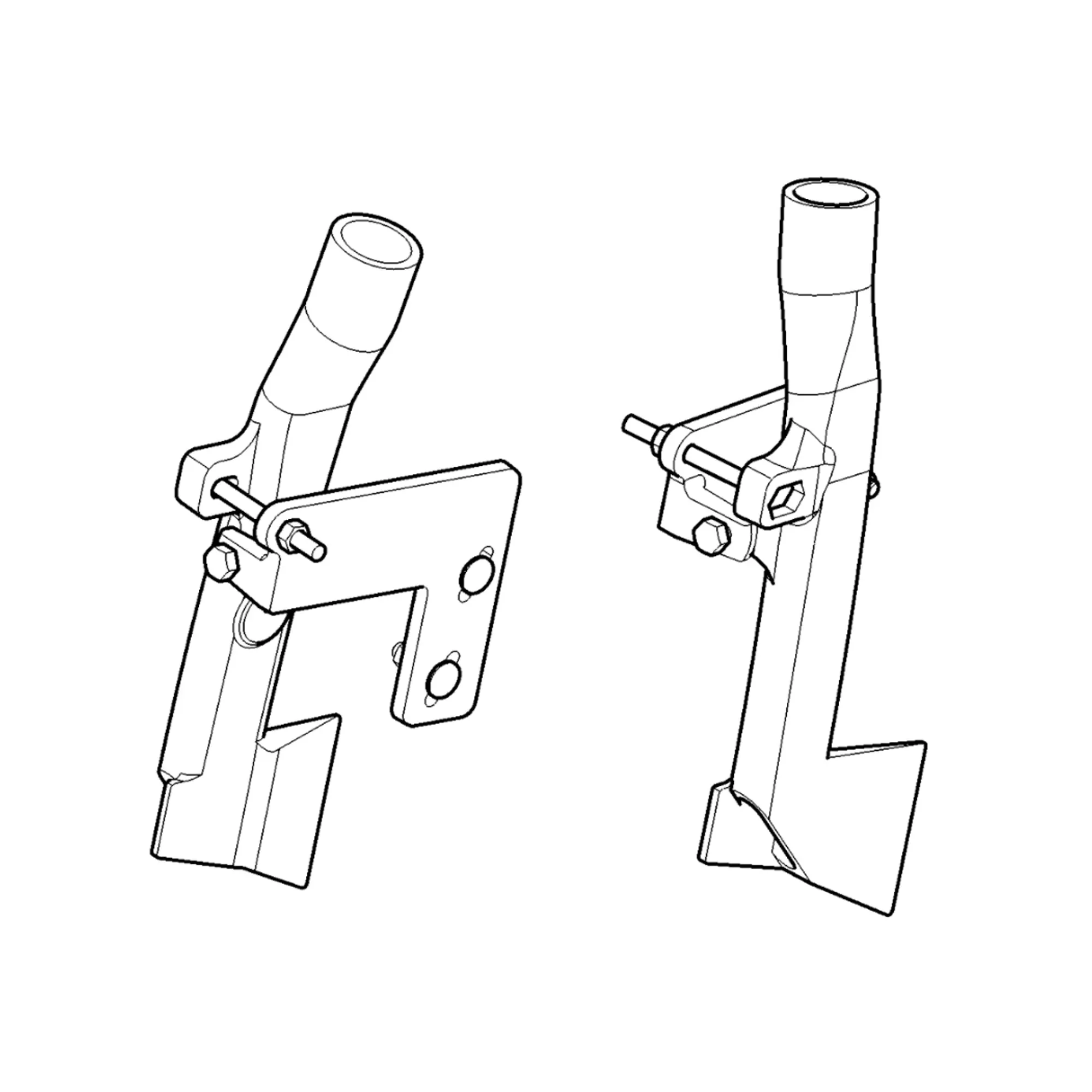 John Deere Granular Fertilizer Spout Kit - BH78916
