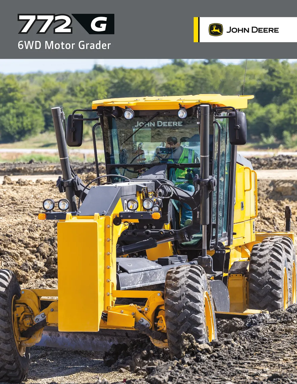 772 G-Tier 6WD Motor Grader Brochure cover