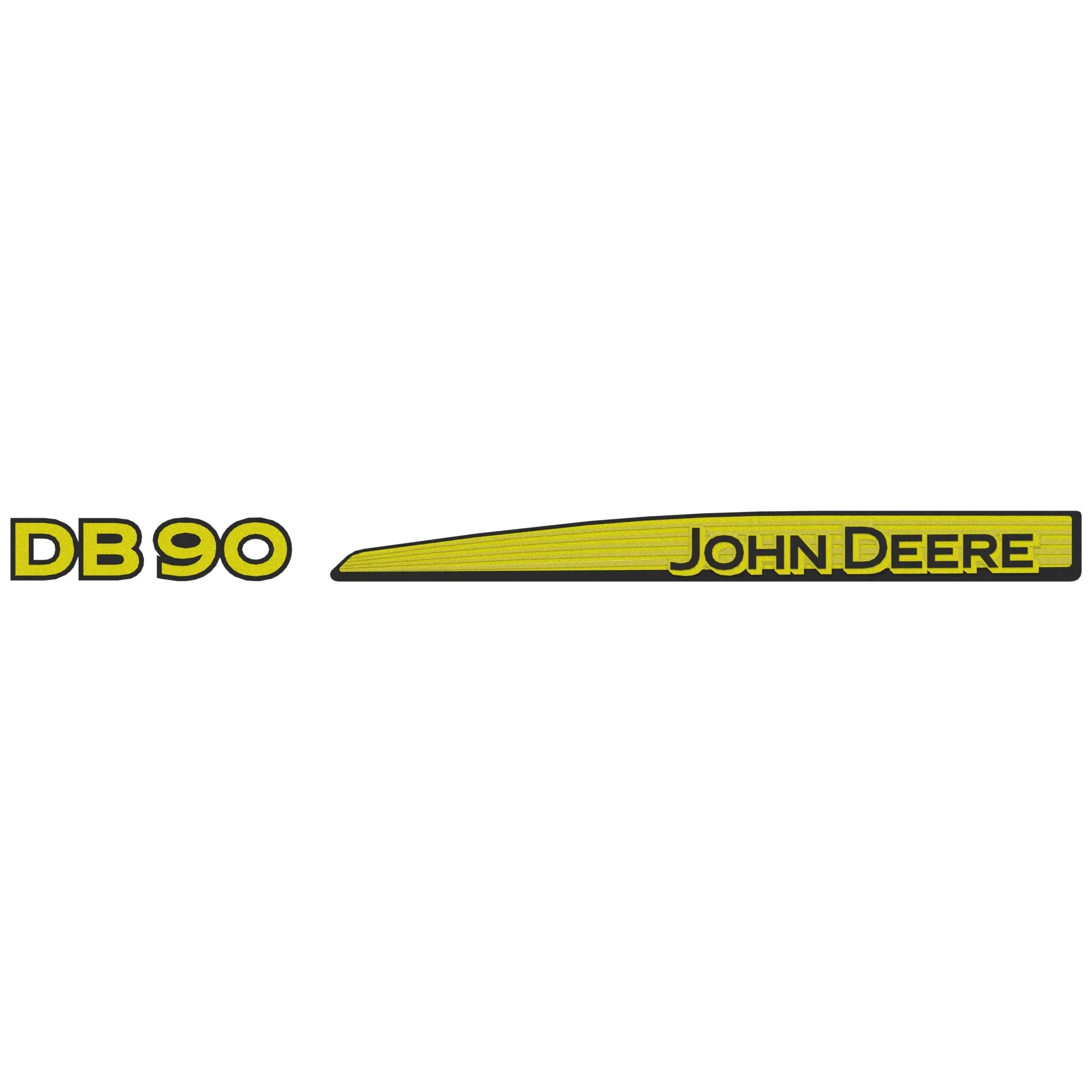 John Deere Label, DB90, Left Side - A100135