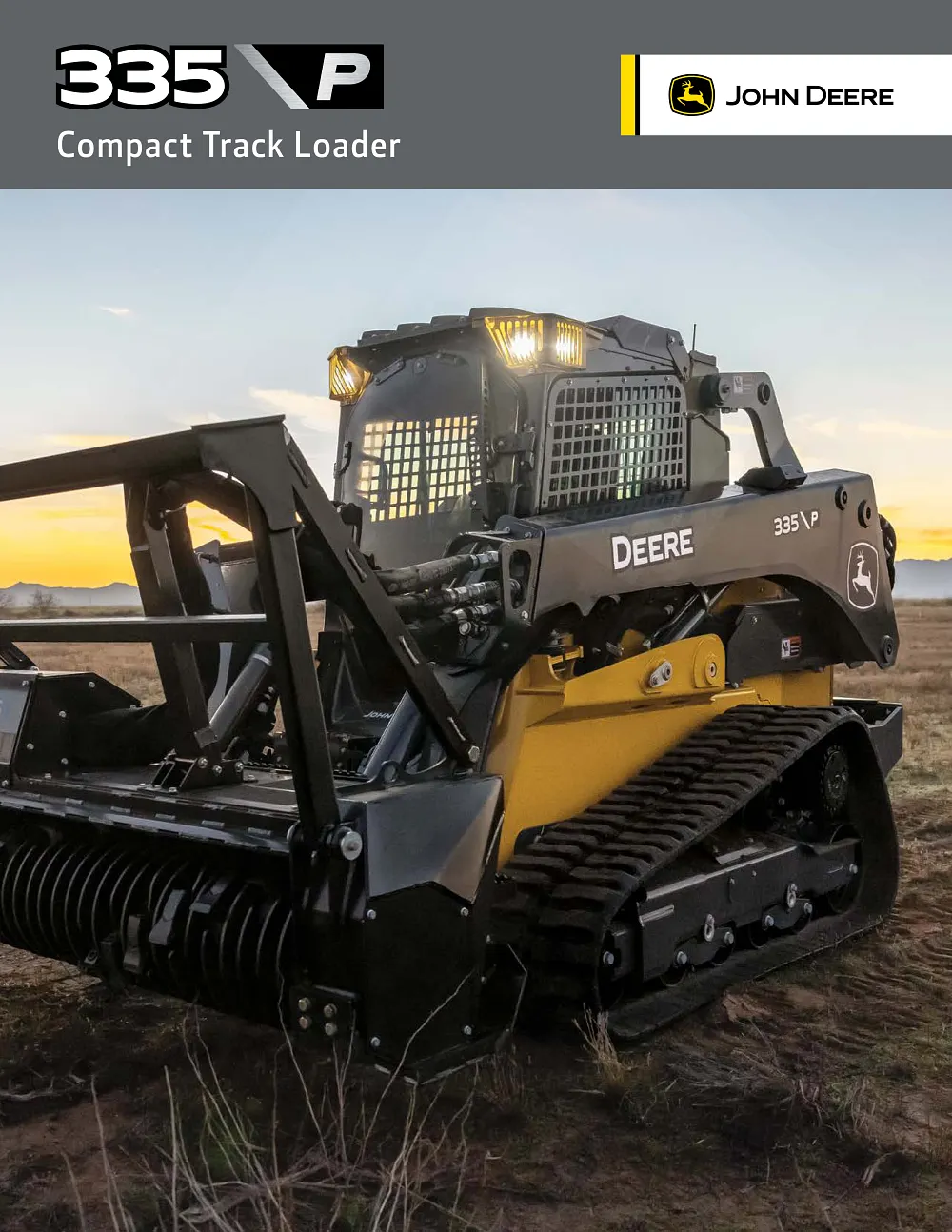 335 P-Tier Compact Track Loader Brochure cover