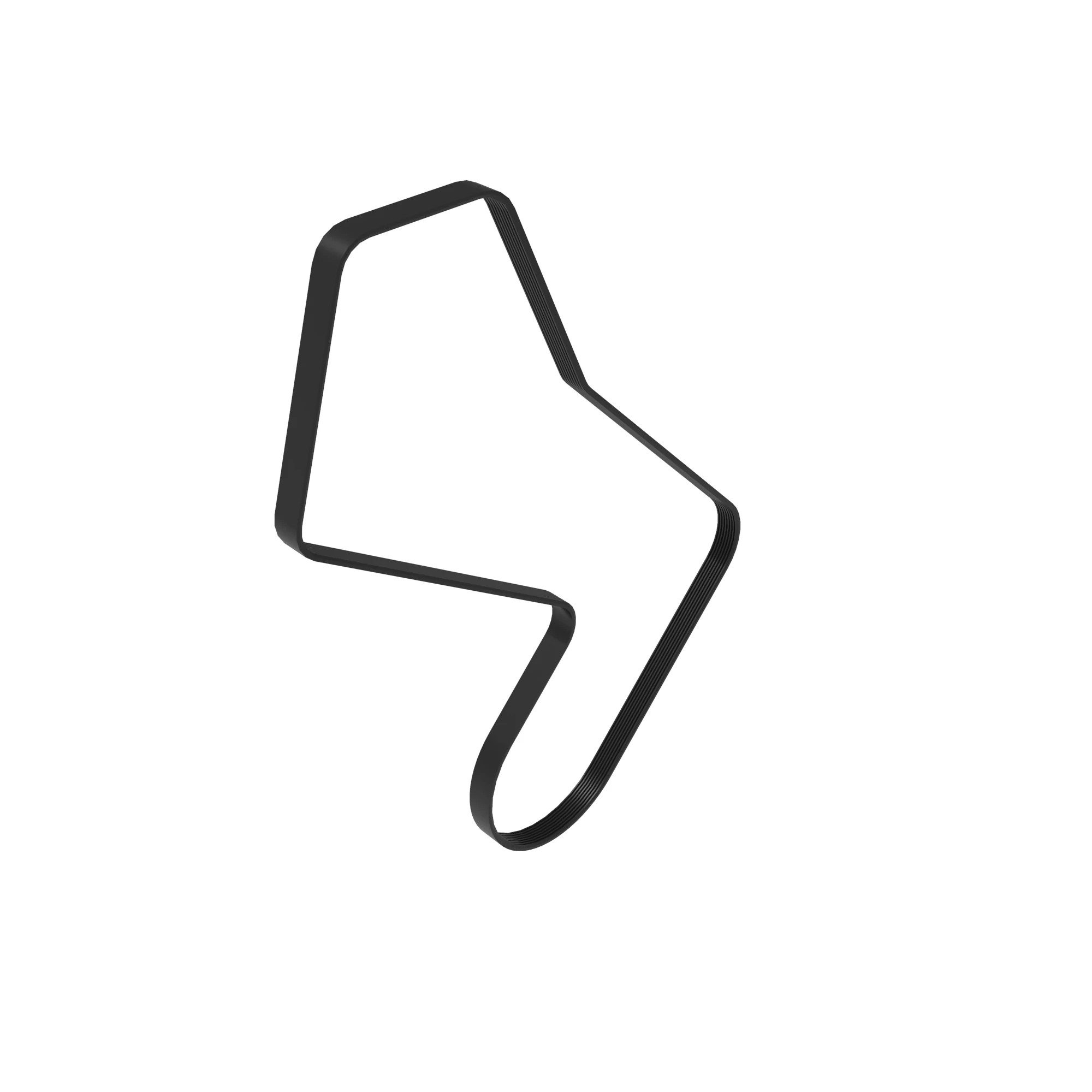 John Deere Engine Auxiliary Drive V-Belt, Effective Length 2185 mm (86 inch) - T428710