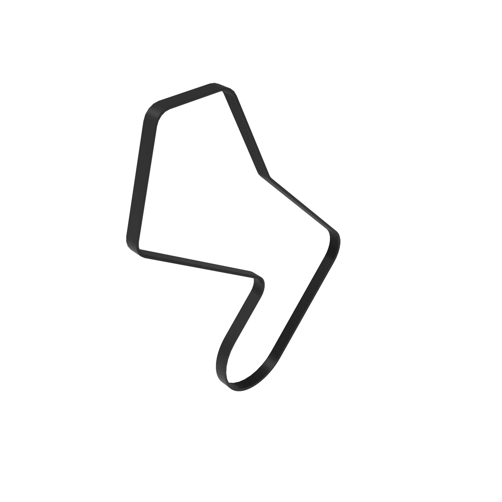 John Deere Engine Auxiliary Drive V-Belt, Effective Length 2185 mm (86 inch) - T428710