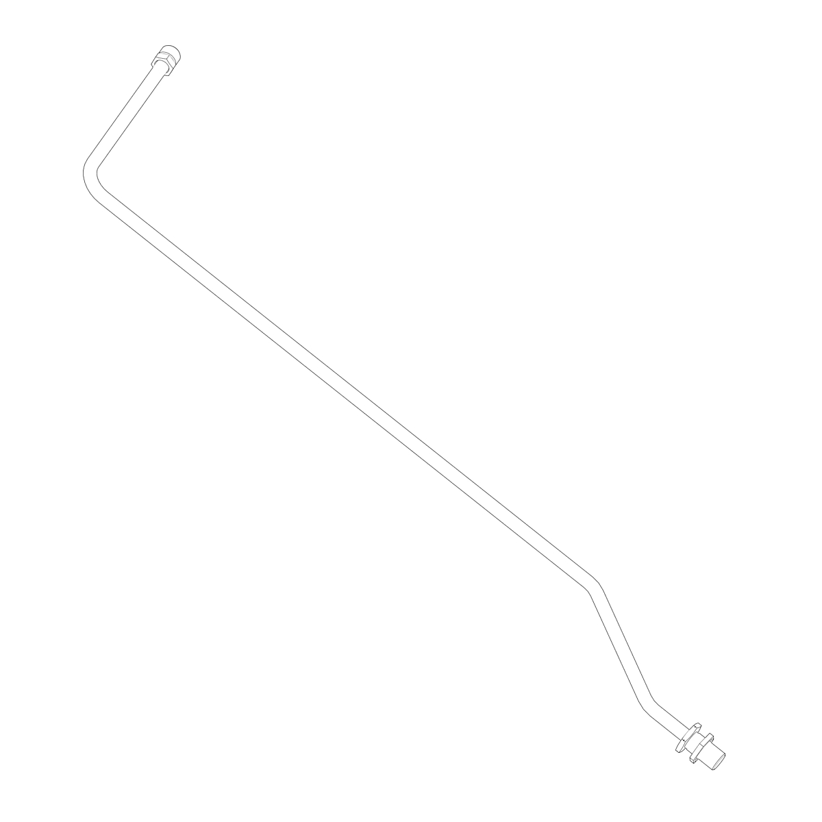 TUBE, REFRIDGERANT SUCTION HARD LINE