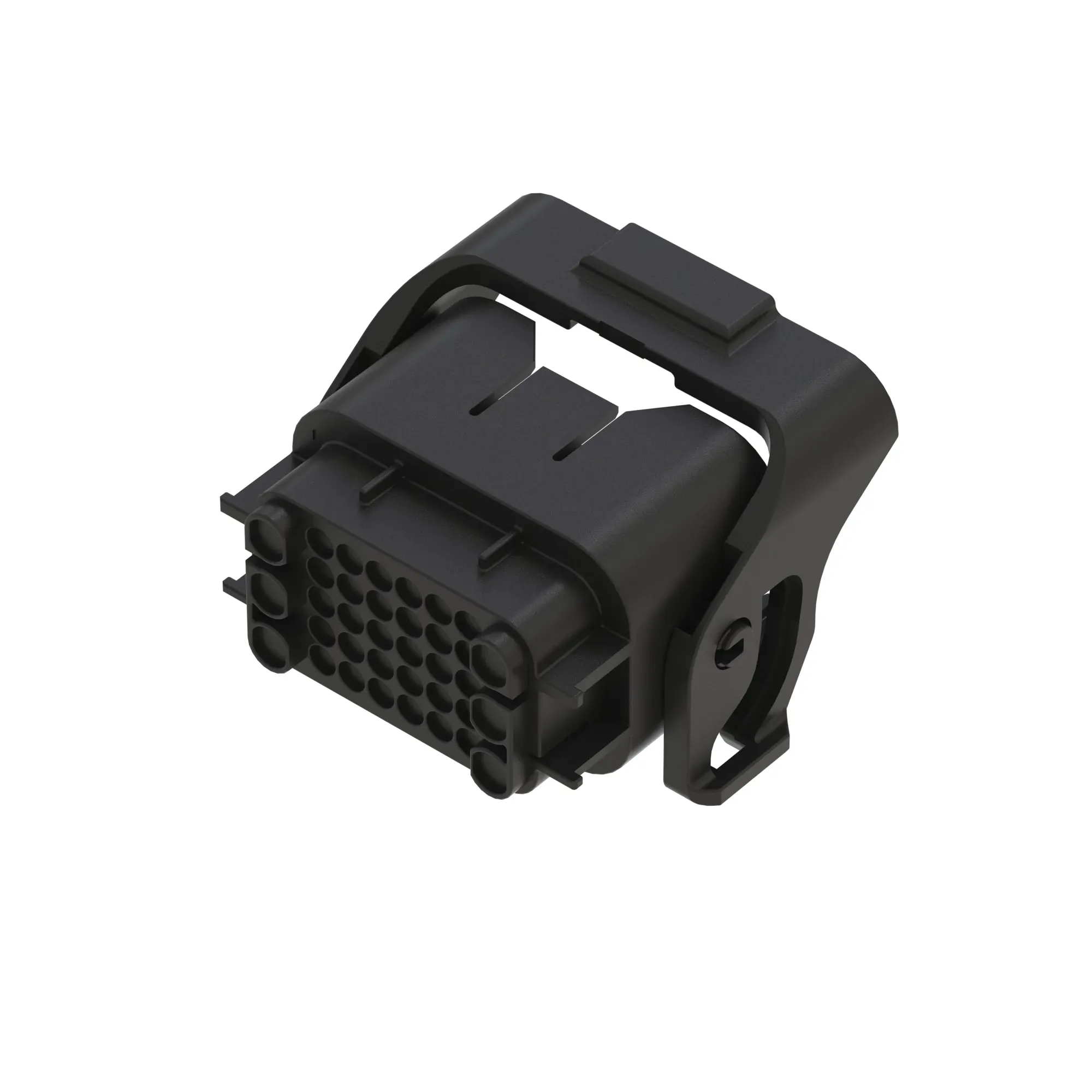John Deere Black Electrical Connector Housing, Cavities 36 - 57M10369