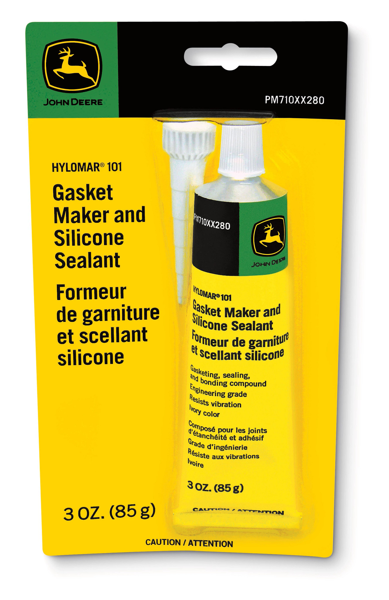 John Deere Gasket Maker and Silicone Sealant, Tube 85 gram (3 Oz) - PM710XX280